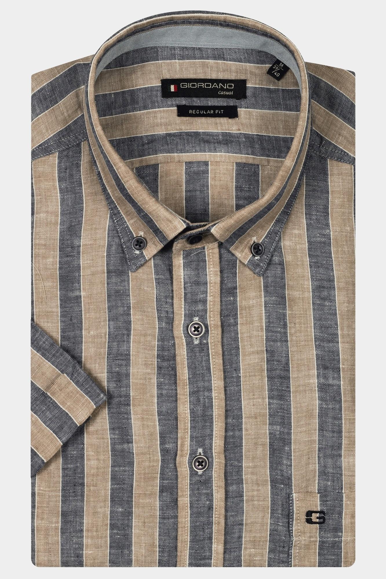 Giordano Casual hemd korte mouw Wit League short sleeve button do 516108/81