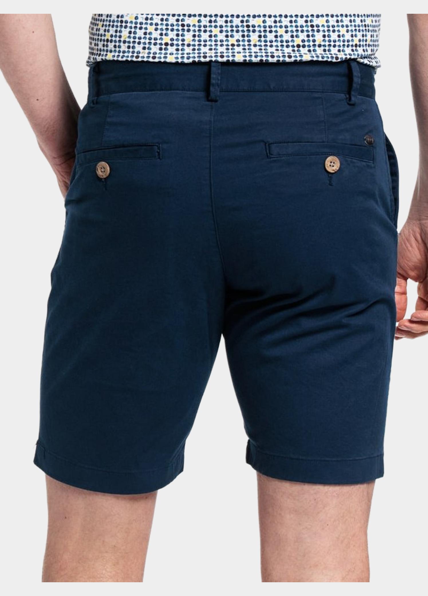 Giordano Korte Broek heren Blauw Stockholm Short Garment Dyed 411115/69