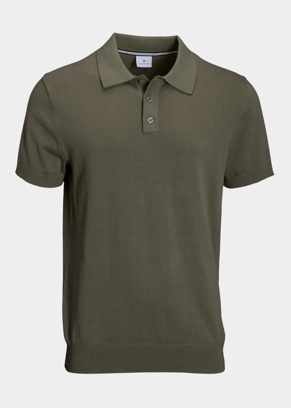 Basefield Polo korte mouw Groen  219018350/556