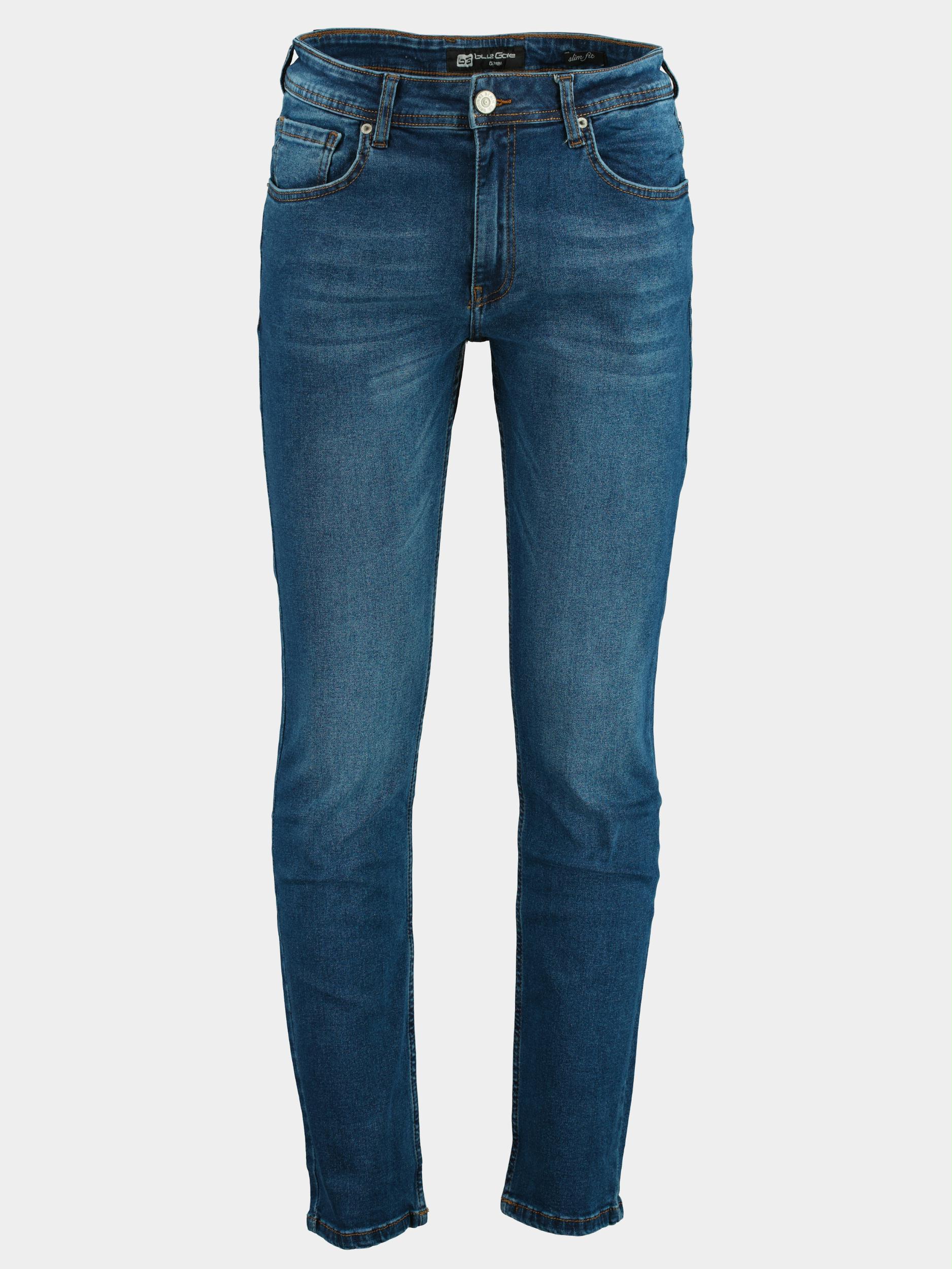 Blue Game 5-Pocket Jeans Blauw  9001/Mid Blue