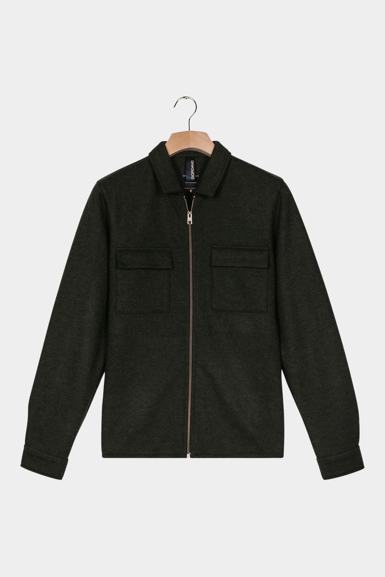 Giordano Overshirt Groen Carissio Full Zip Overshirt K 527517/70