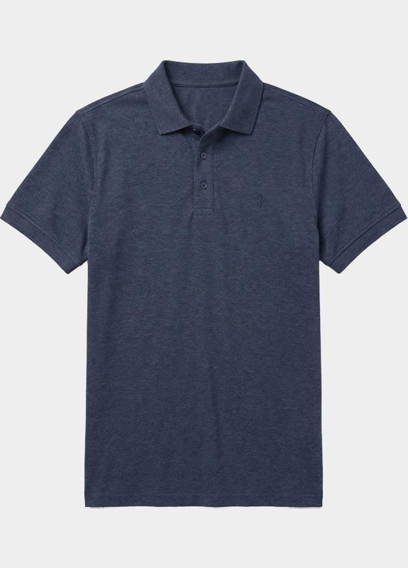 Tenson Polo heren Blauw TXlite Melange Polo 5018395/590