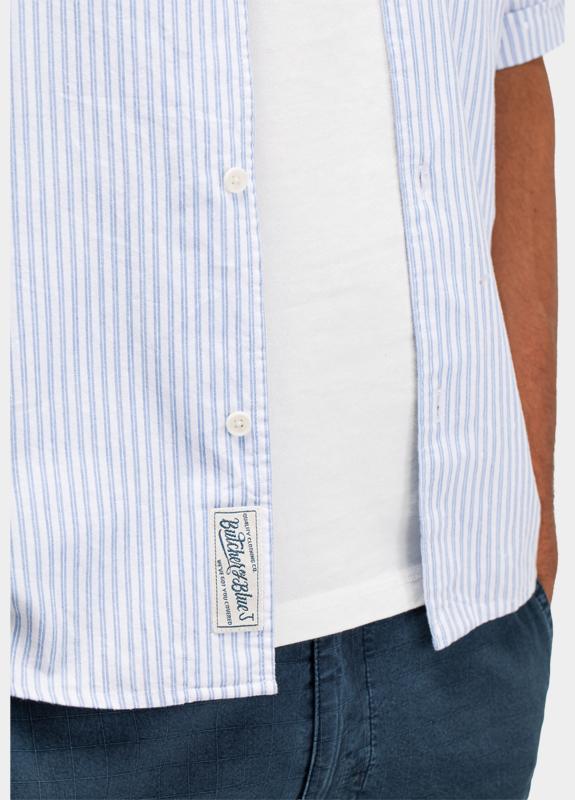 Butcher of Blue Casual hemd korte mouw Blauw Anthony Resort M2614013/823