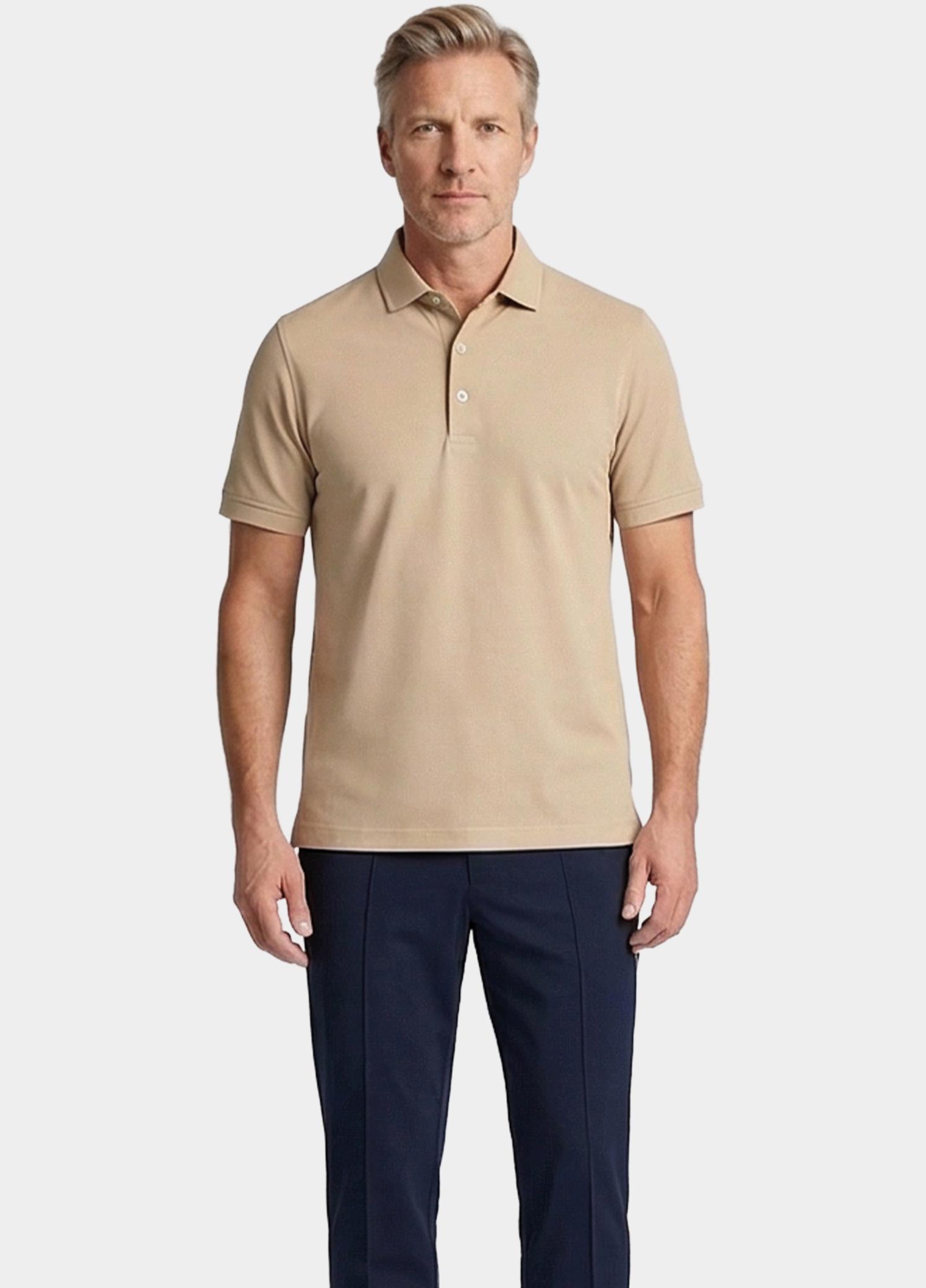 Baileys Polo heren Bruin Poloshirt  Jersey 615240/83