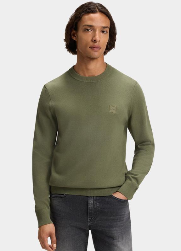 BOSS Orange Pullover Groen Kanovano_S 10265856 01 50527583/342 BOSS Orange Pullover Groen Kanovano_S 10265856 01 50527583/342