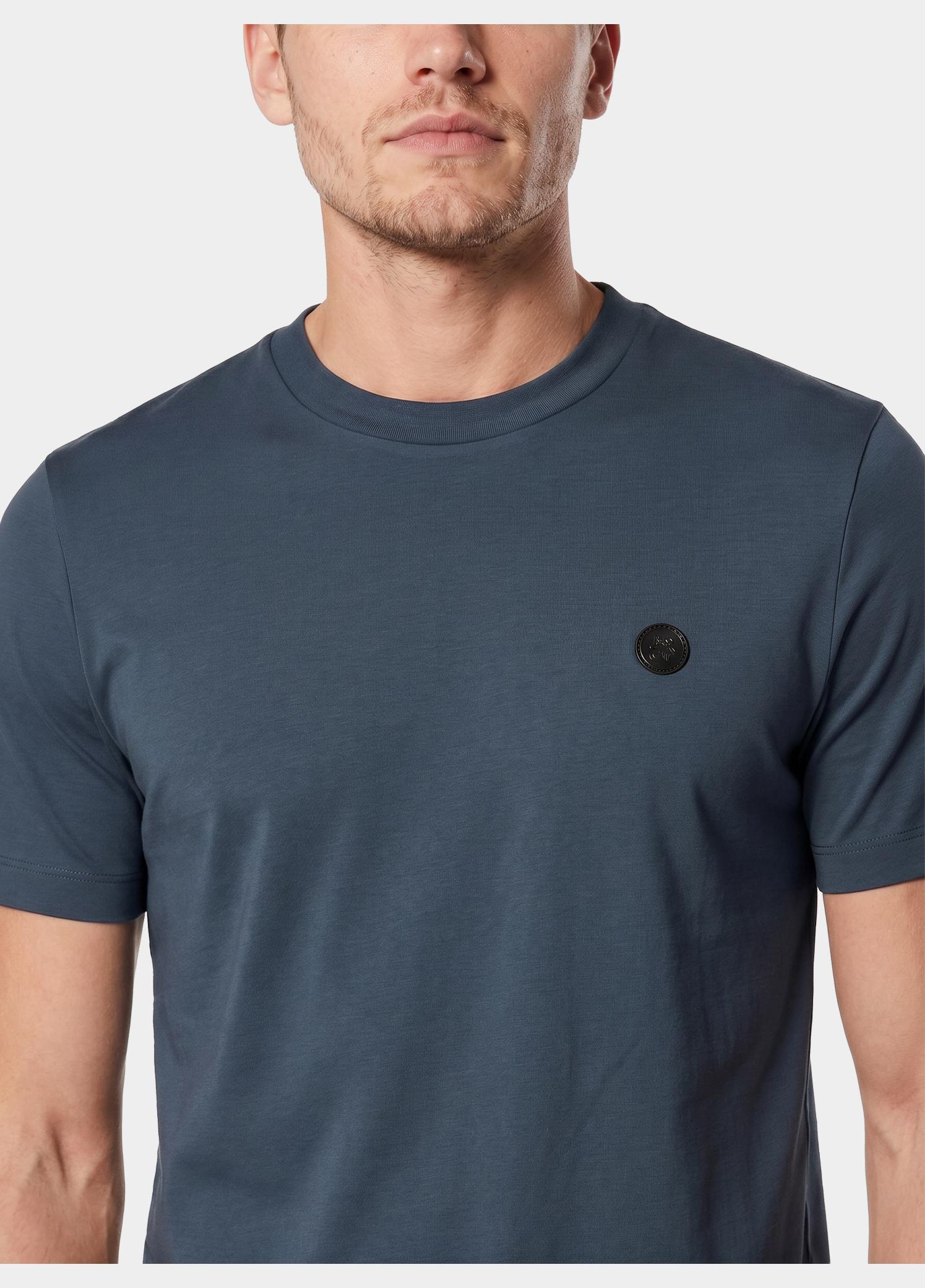 BOSS Black T-shirt heren Blauw C-Taut 01 10263030 02 50555844/468