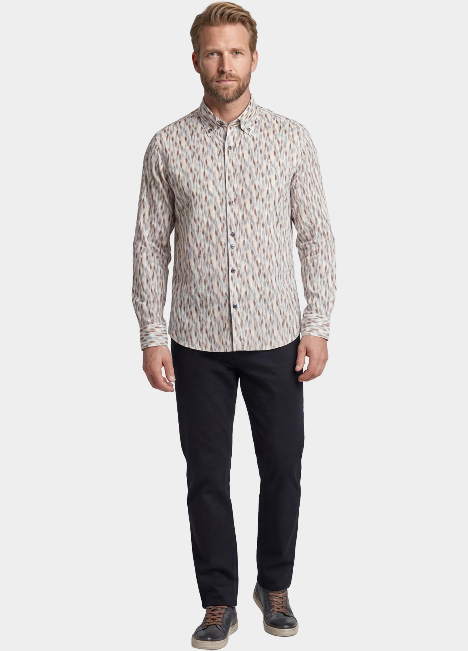Giordano Overhemd heren Geel Ivy Long Sleeve Button Down L 617073/20