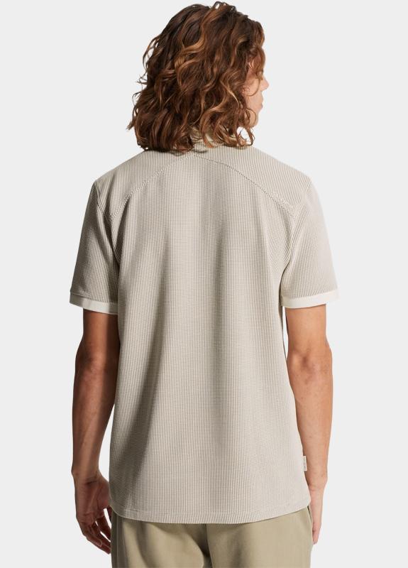 Cast Iron Polo korte mouw Wit Short sleeve r-neck regular f CPSS2603852/7178