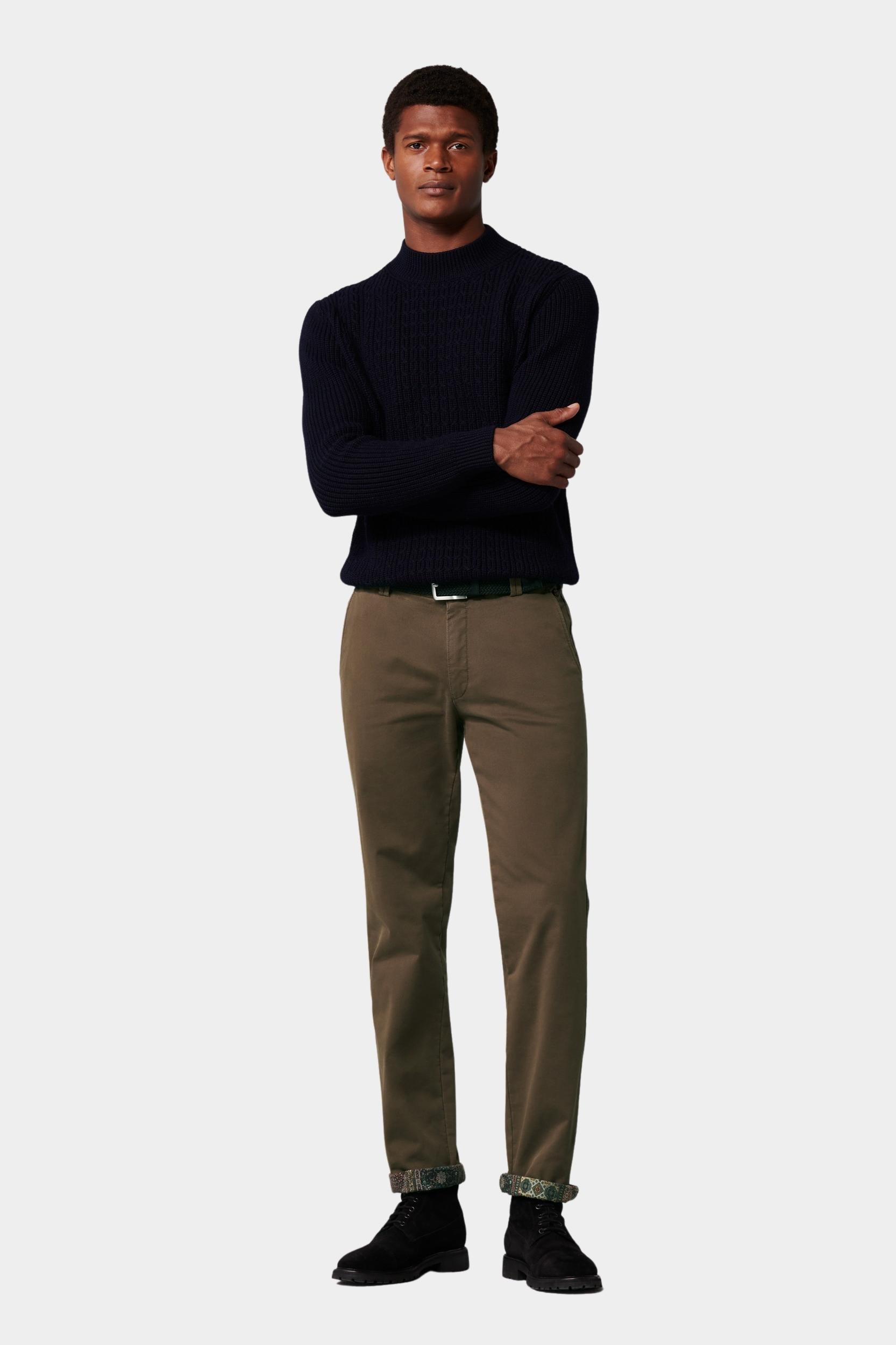 Meyer Katoenen Broek Bruin BONN Art.2-3925 1022392500/35