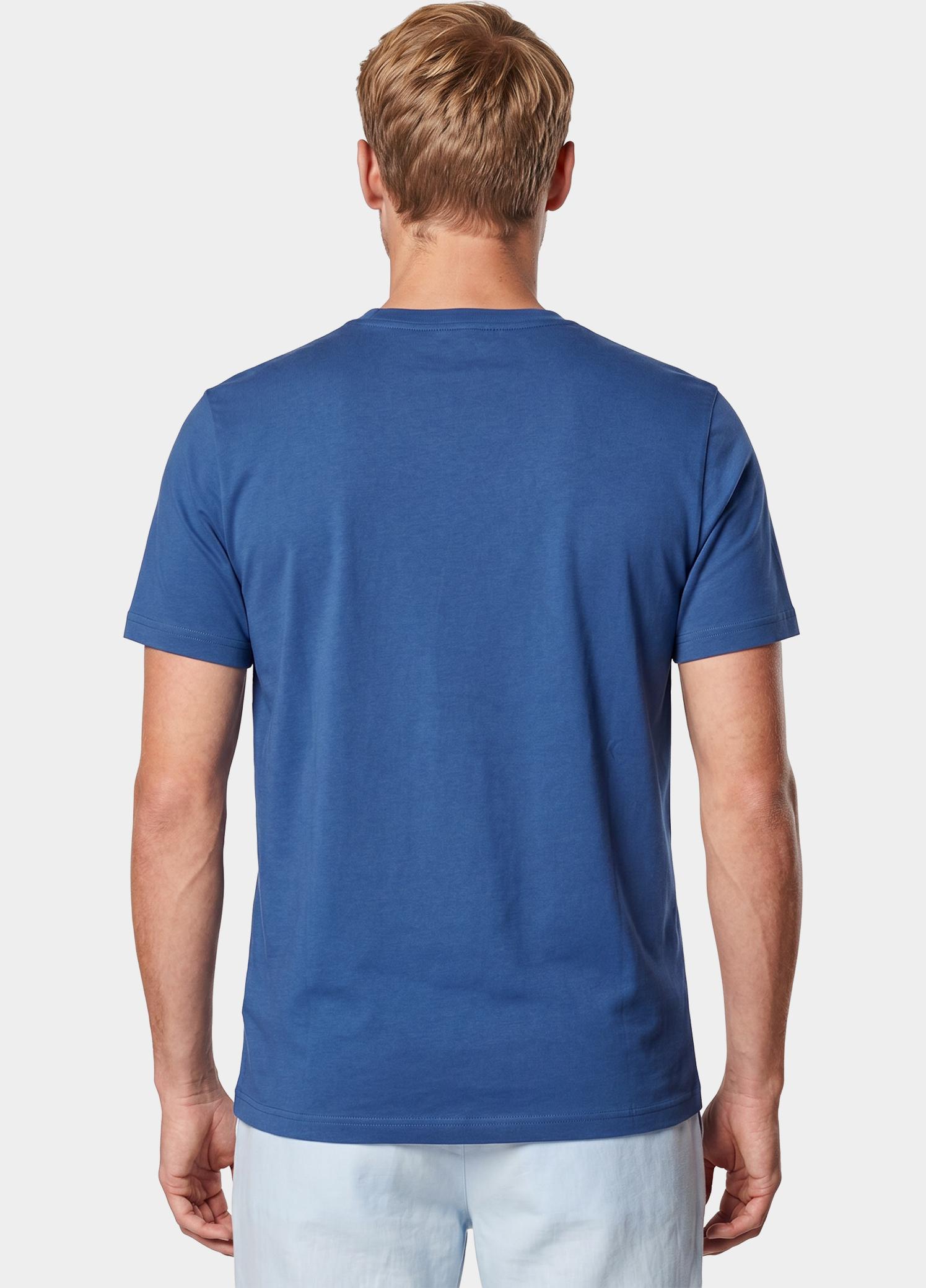 Gant T-shirt heren Blauw Geborduurd Archive Shield T-s 2067004/407