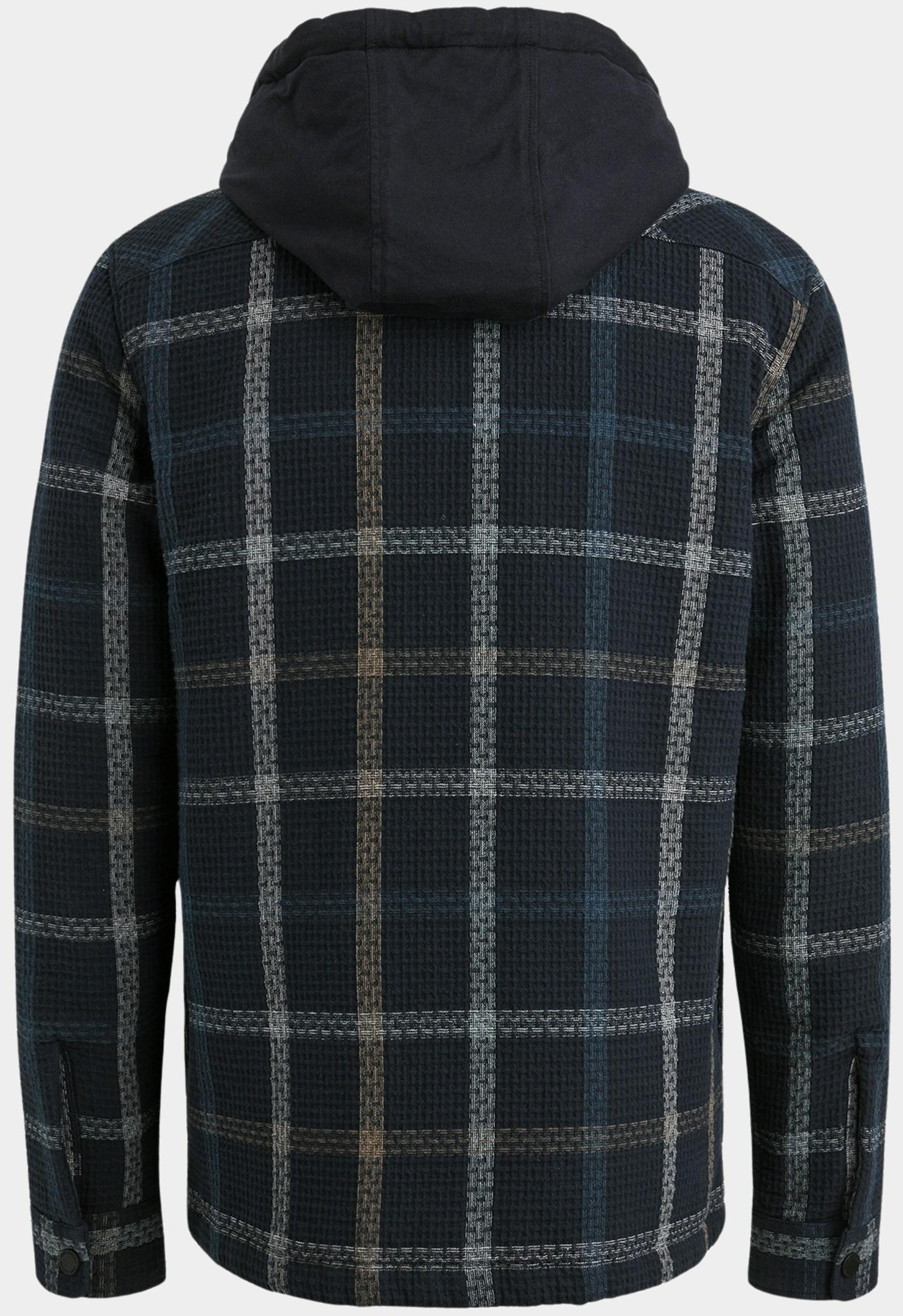 PME Legend overshirt Blauw LONG SLEEVE SHIRT Window Chec PSI2508225/5281