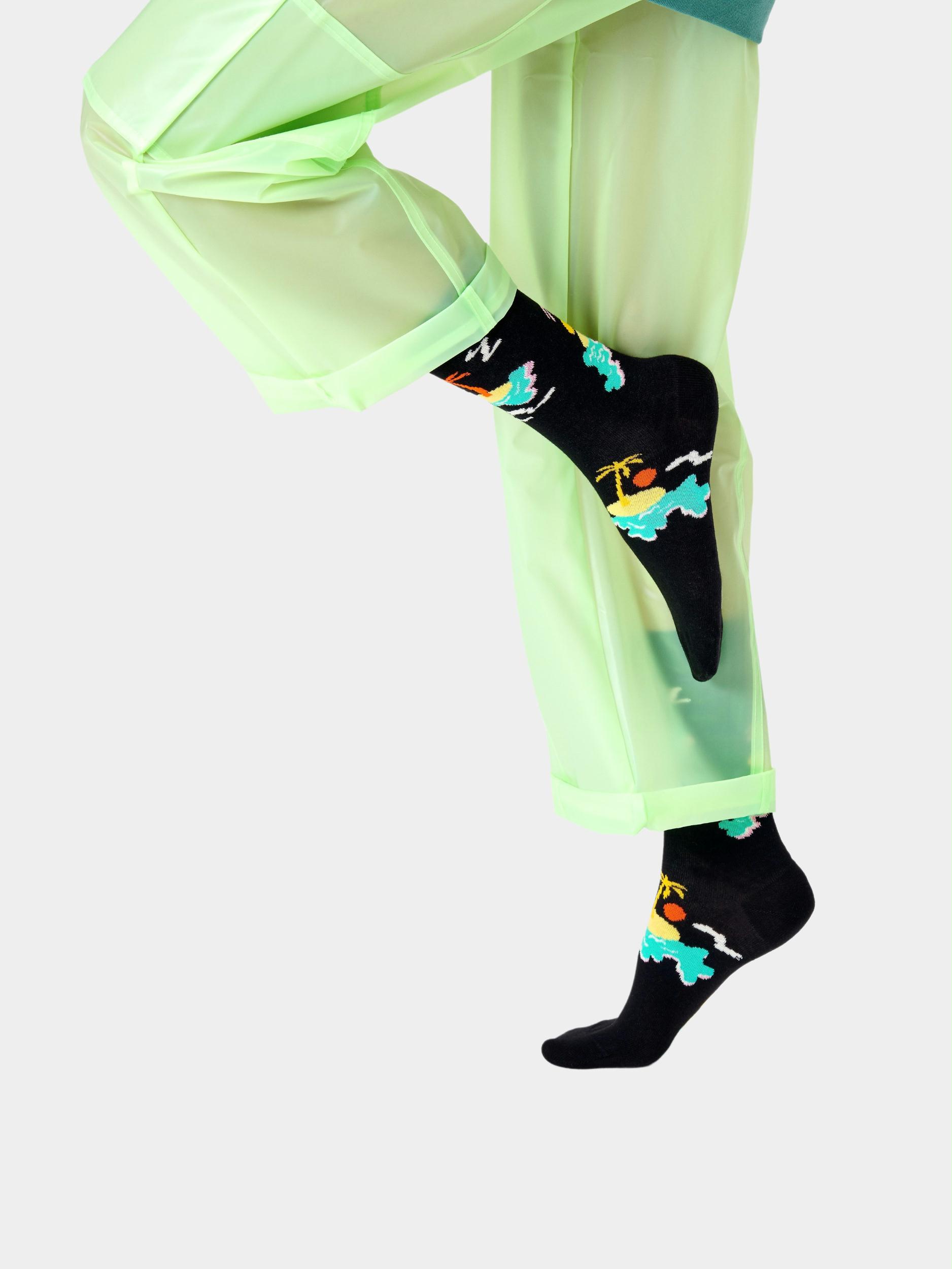 Happy Socks Sokken Zwart Island In The Sun IIT01/9300
