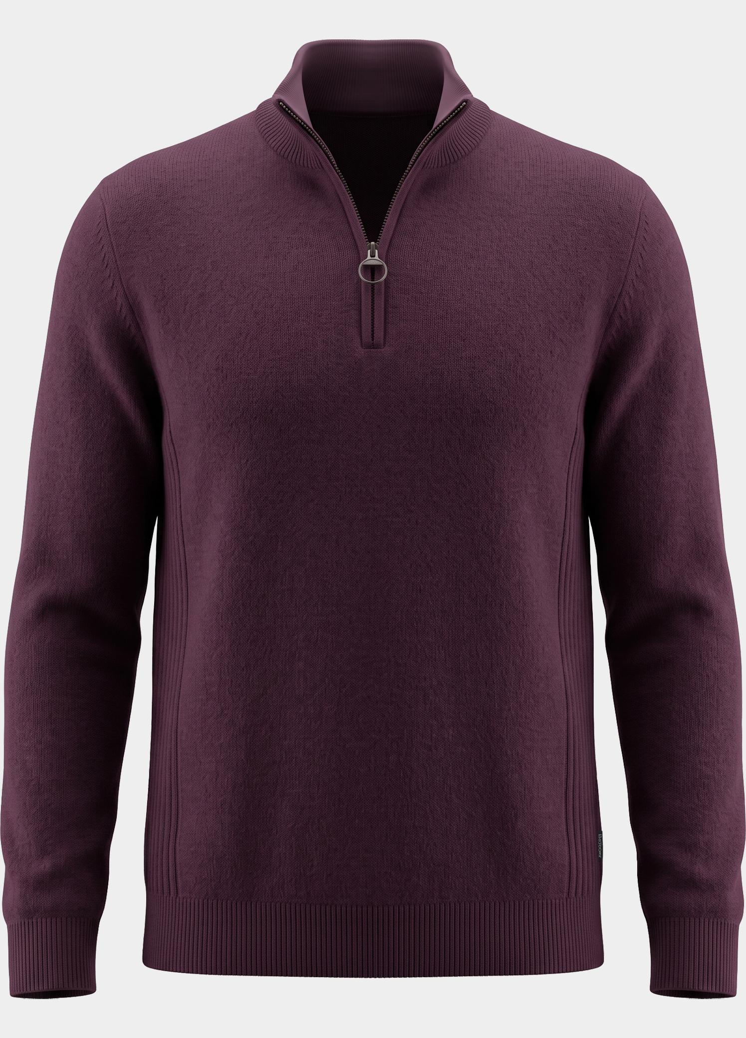 Barbour Half Zip Rood Holden MKN0837/SOS-RE77