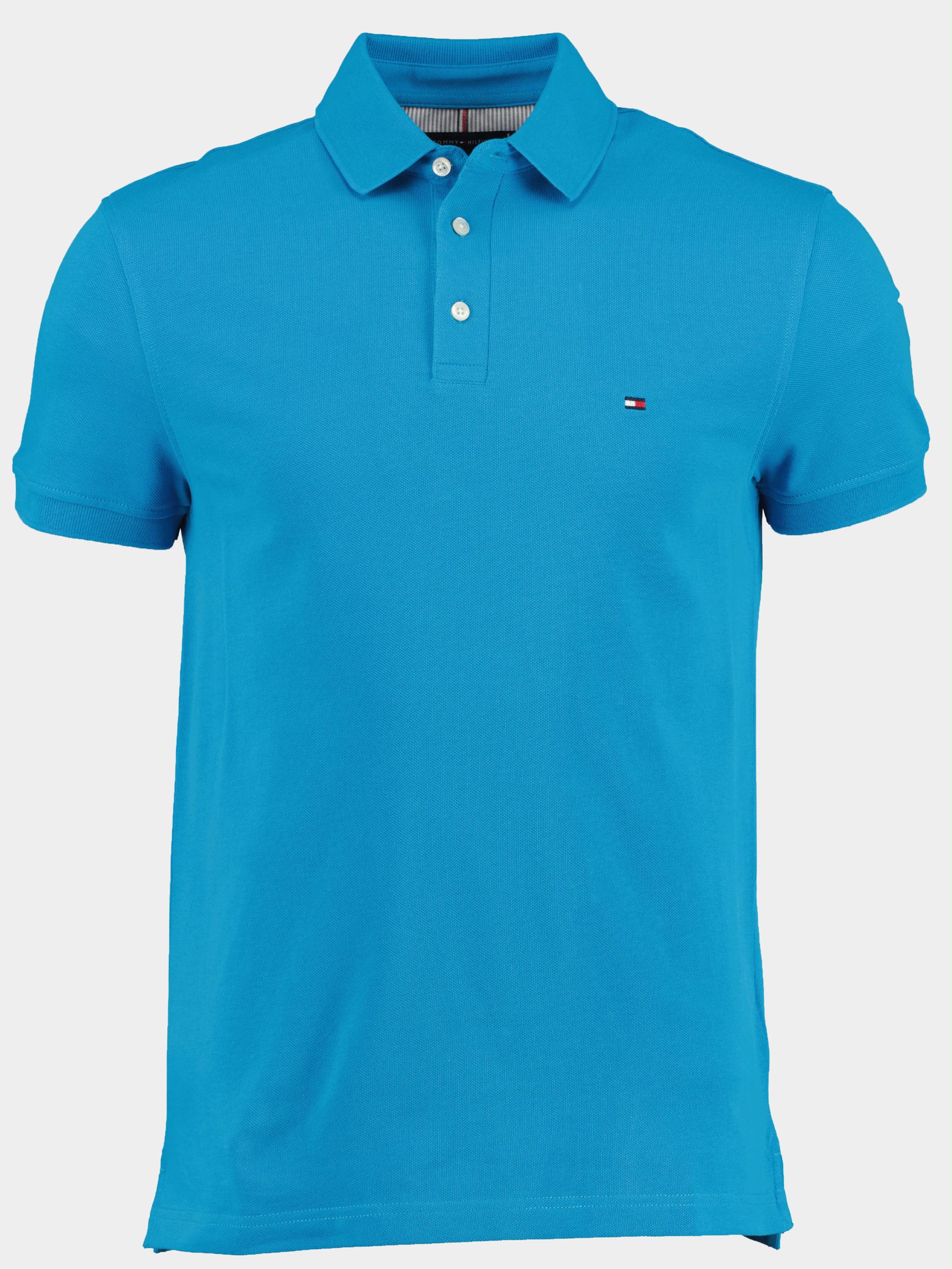 Tommy Hilfiger Polo korte mouw Blauw 1985 Slim polo MW0MW17771/CZW