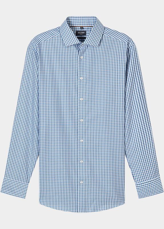 Olymp Zakelijk overhemd heren Blauw Luxor 129214/18