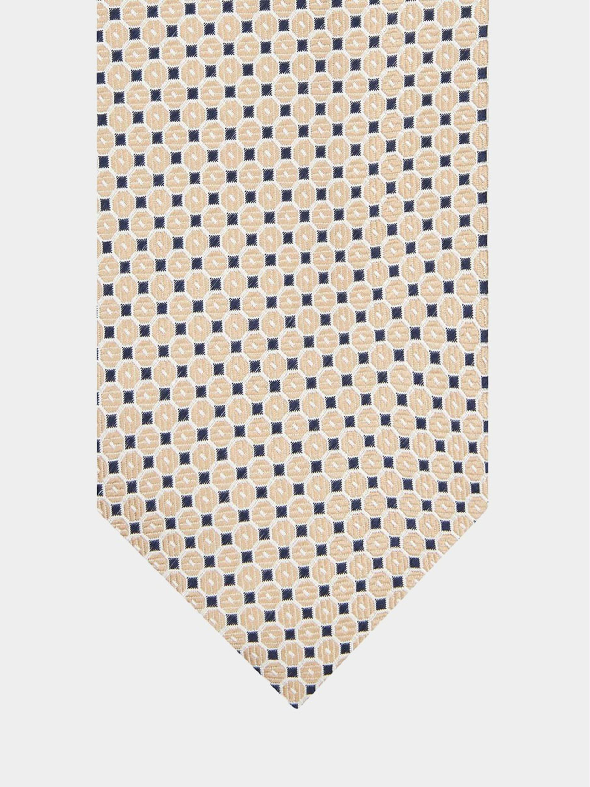 Profuomo Stropdas Beige  PPUA10031D/G