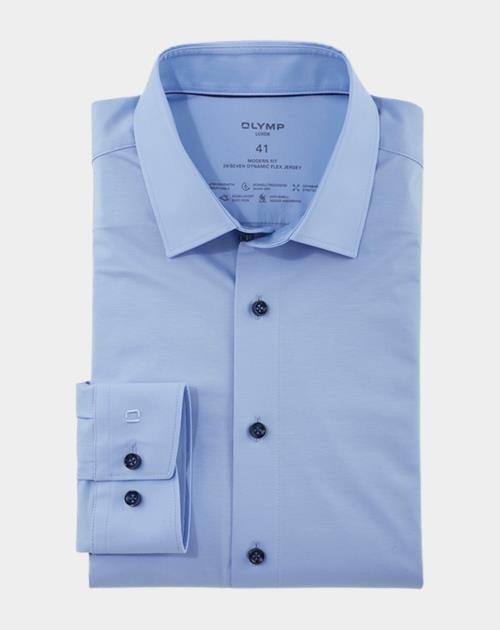 Olymp Business hemd lange mouw Blauw 1202/64 Hemden 120264/10