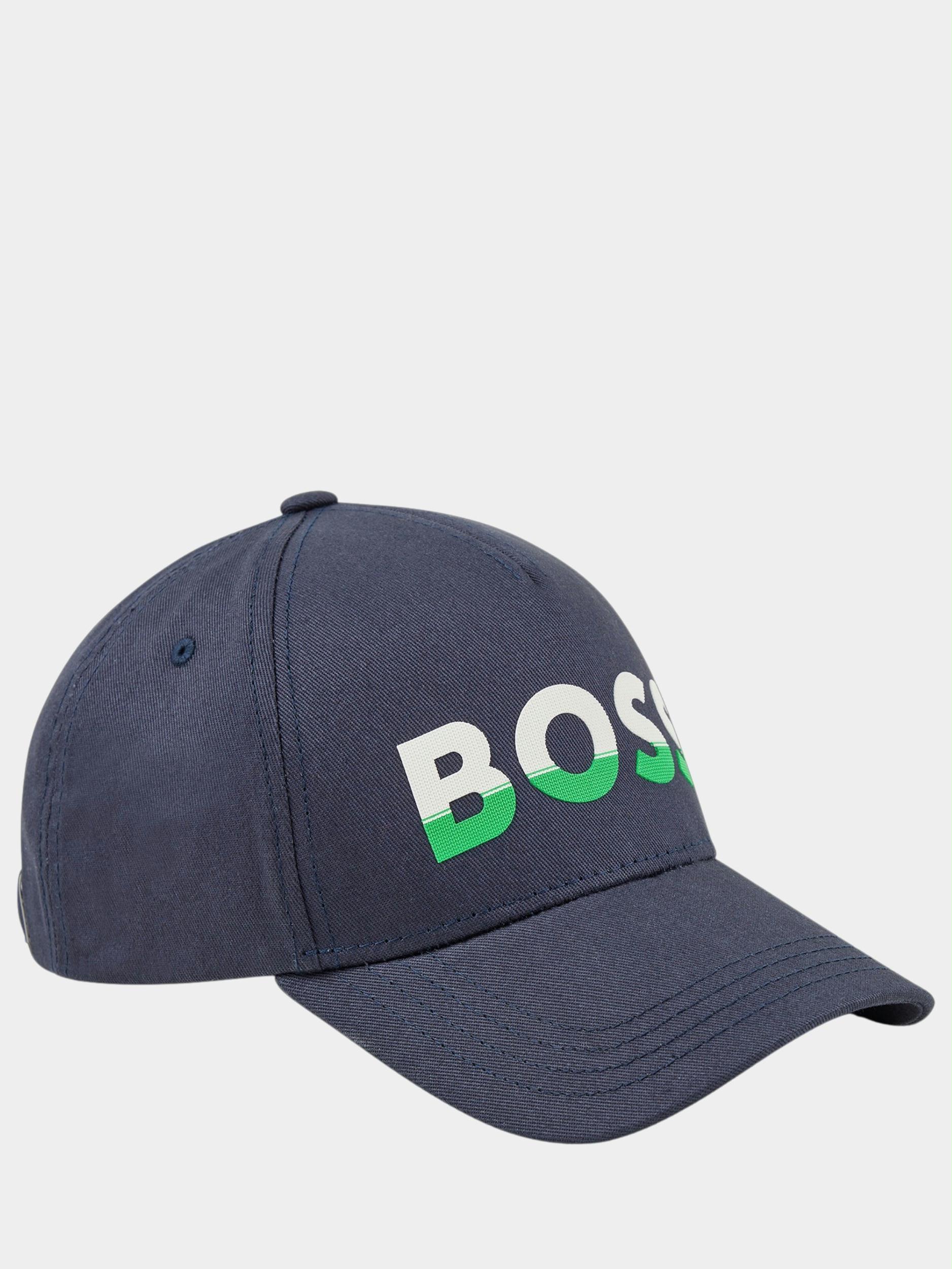 BOSS Green Cap Blauw Cap-Bold-Block 10234074 01 50476183/402