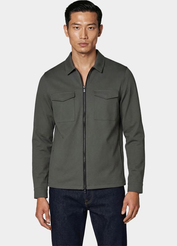 Born With Appetite Overshirt Groen Boed Shirtjacket BWA26114BO10/3007