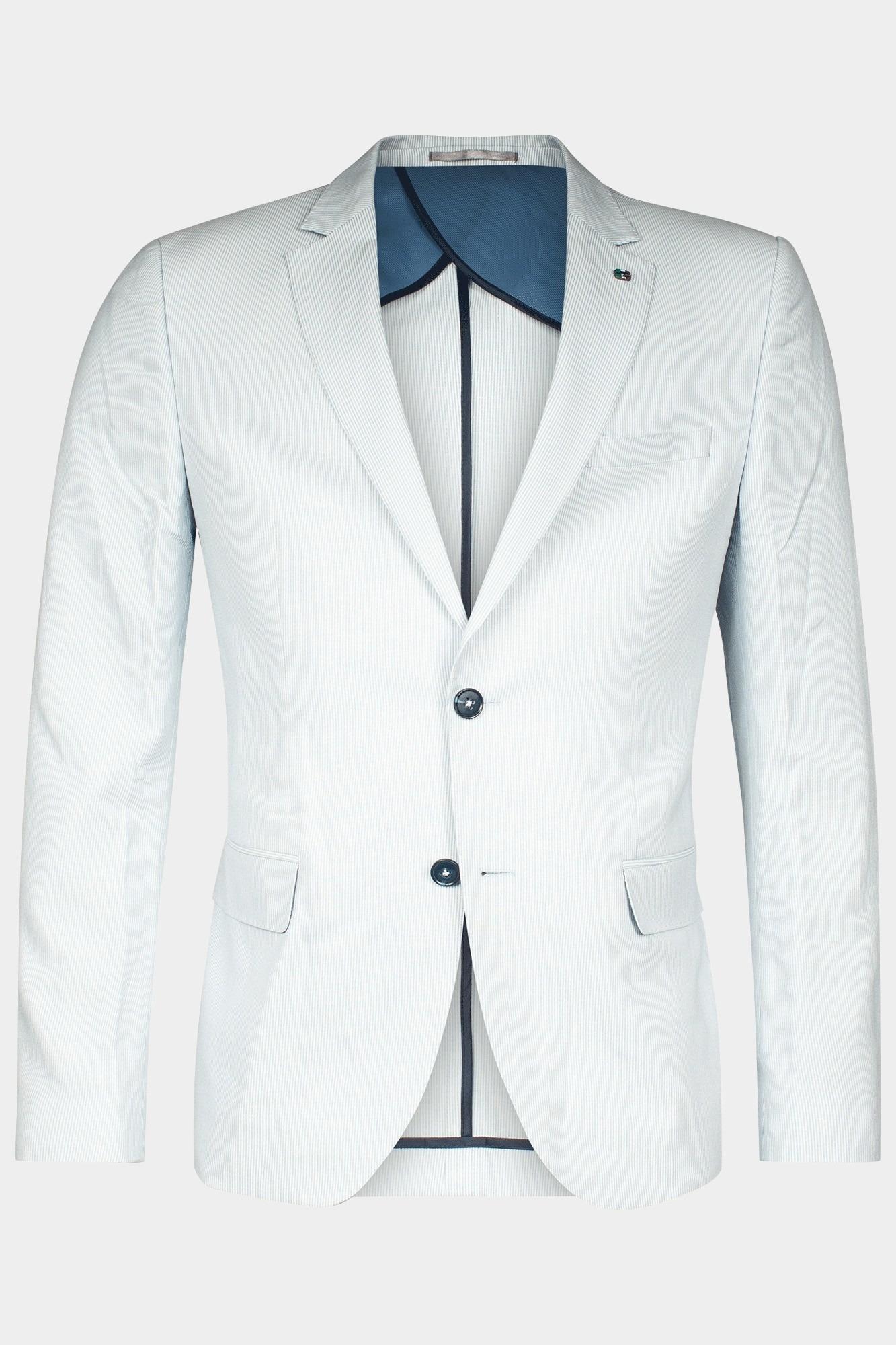 Giordano Blazer Blauw Pietro half lined Gingham lin 512607/61