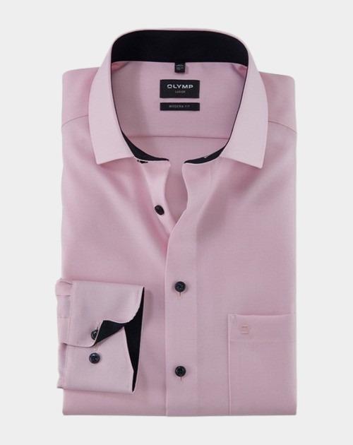 Olymp Business hemd lange mouw Roze 0400/64 Hemden 040064/31