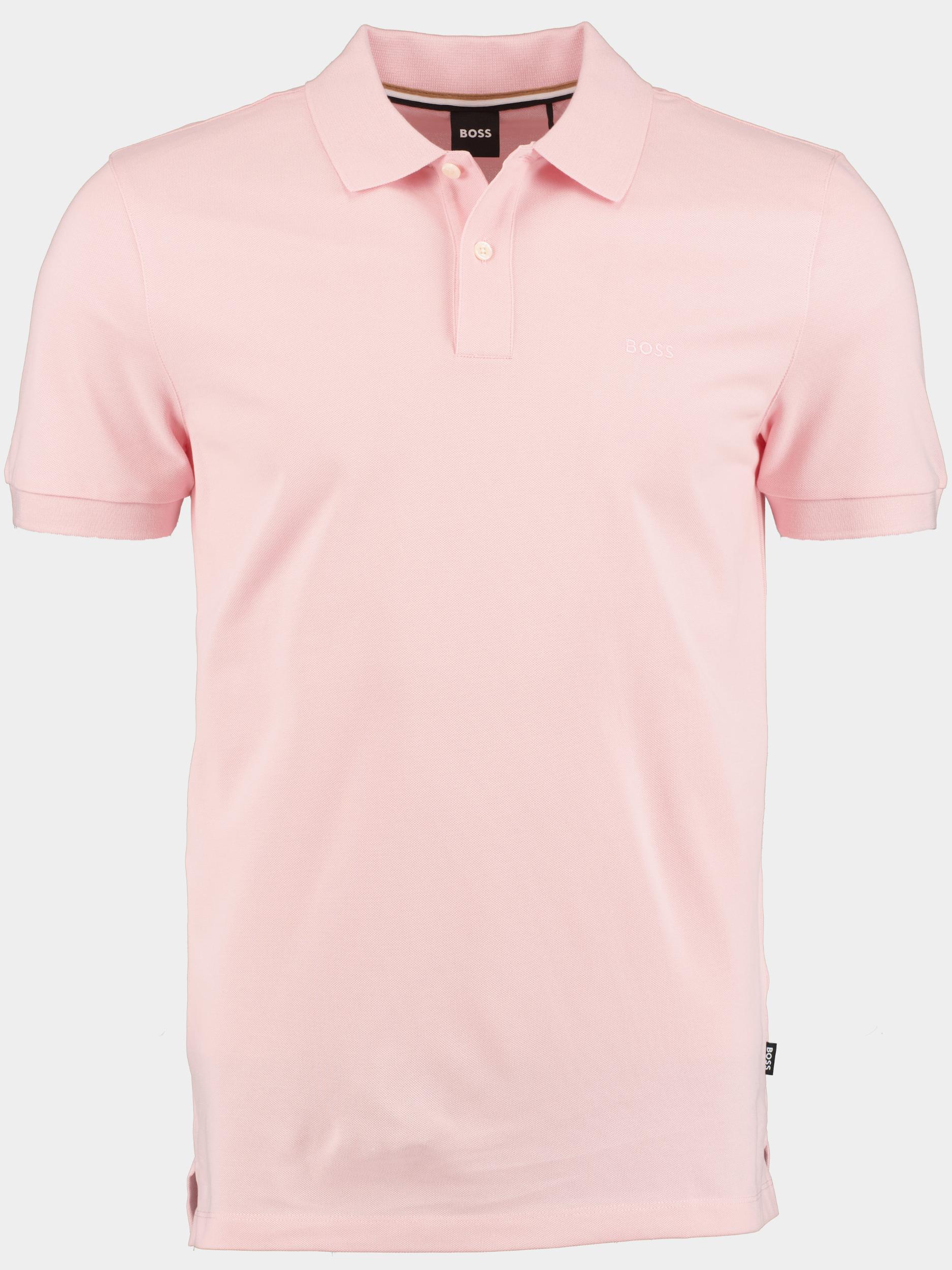 BOSS Black Polo korte mouw Roze Pallas 10241531 02 50468301/688