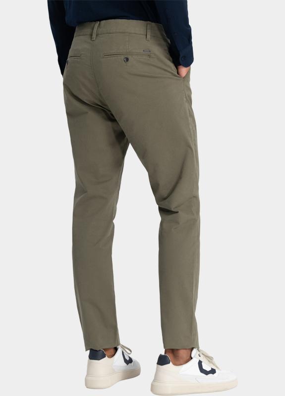 Dstrezzed Katoenen 5-Pocket Groen Charlie Slimfit Chino 501656-NNOS/511