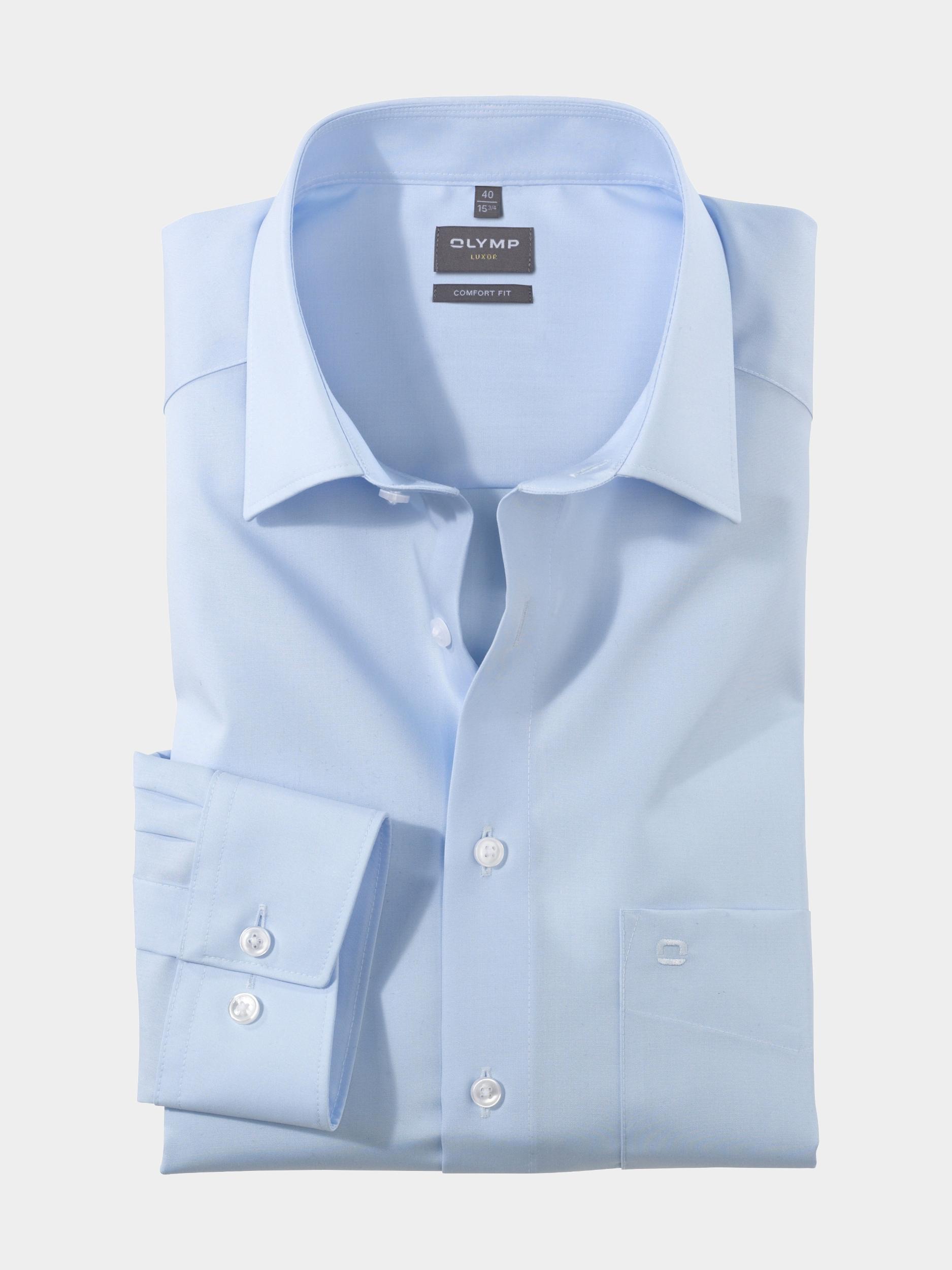 Olymp Business hemd lange mouw Blauw 0254/69 Hemden 025469/15