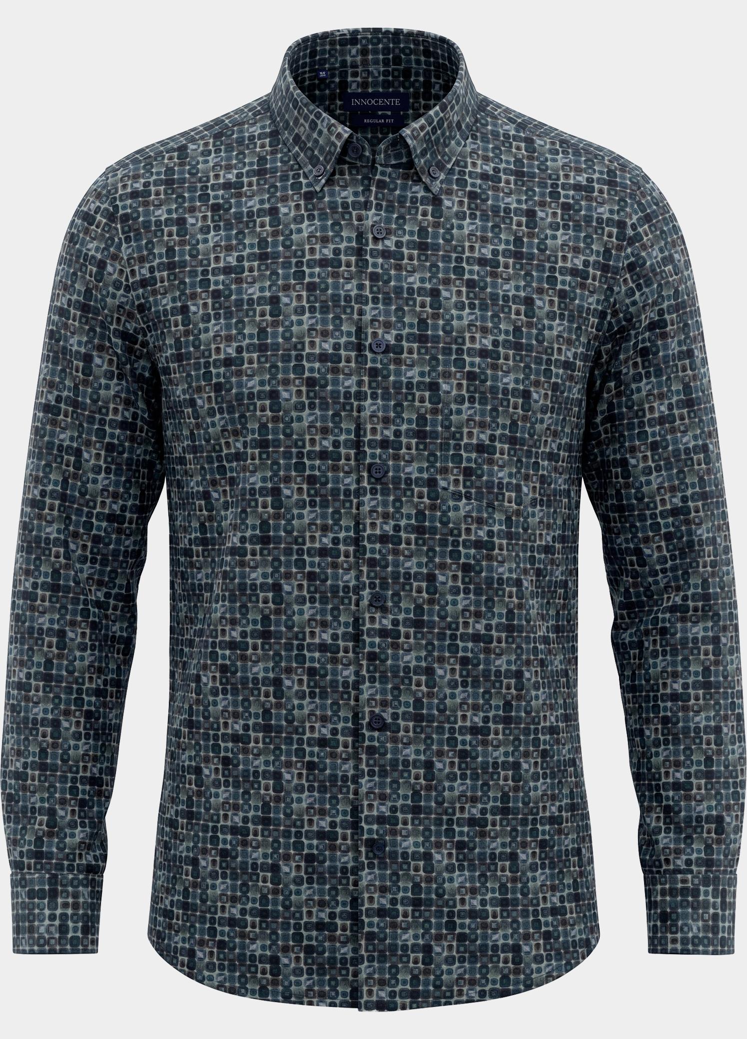 Bos Overhemd heren Grijs  21245/Grey