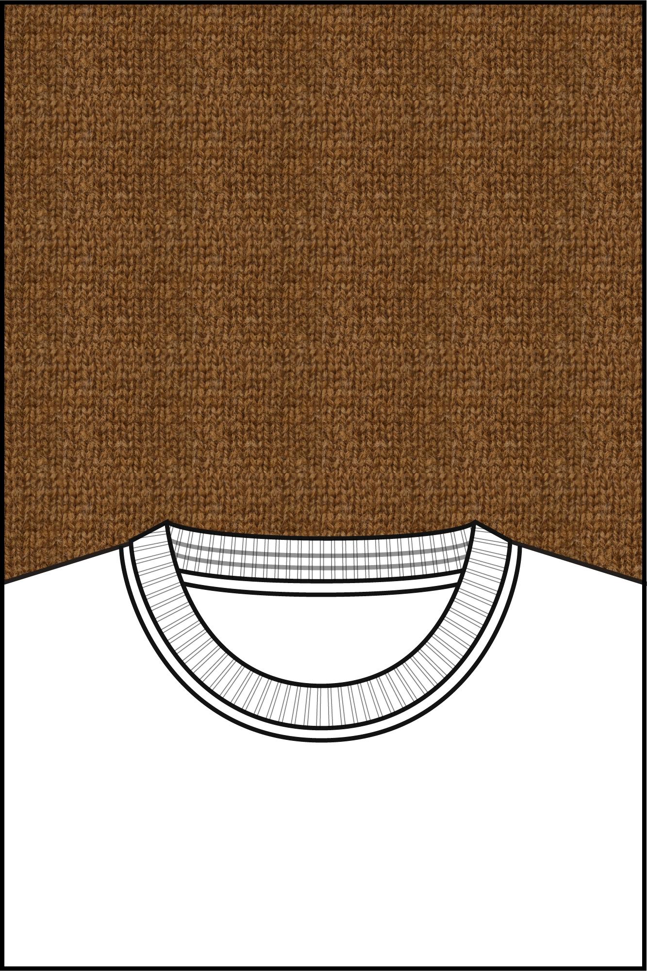 Baileys Pullover Bruin Crew Neck Pullover 10gg singl 520092/885