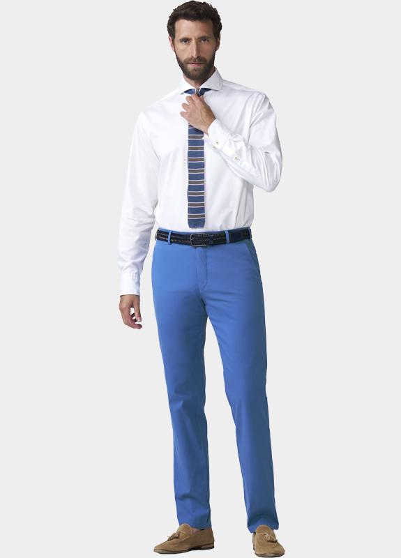 Meyer Chino Blauw BONN Art.1-8142 1021814200/15