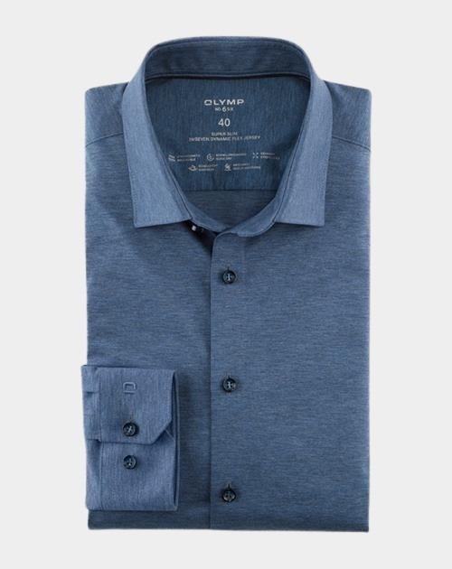 Olymp Business hemd lange mouw Blauw 2503/74 Hemden 250374/13