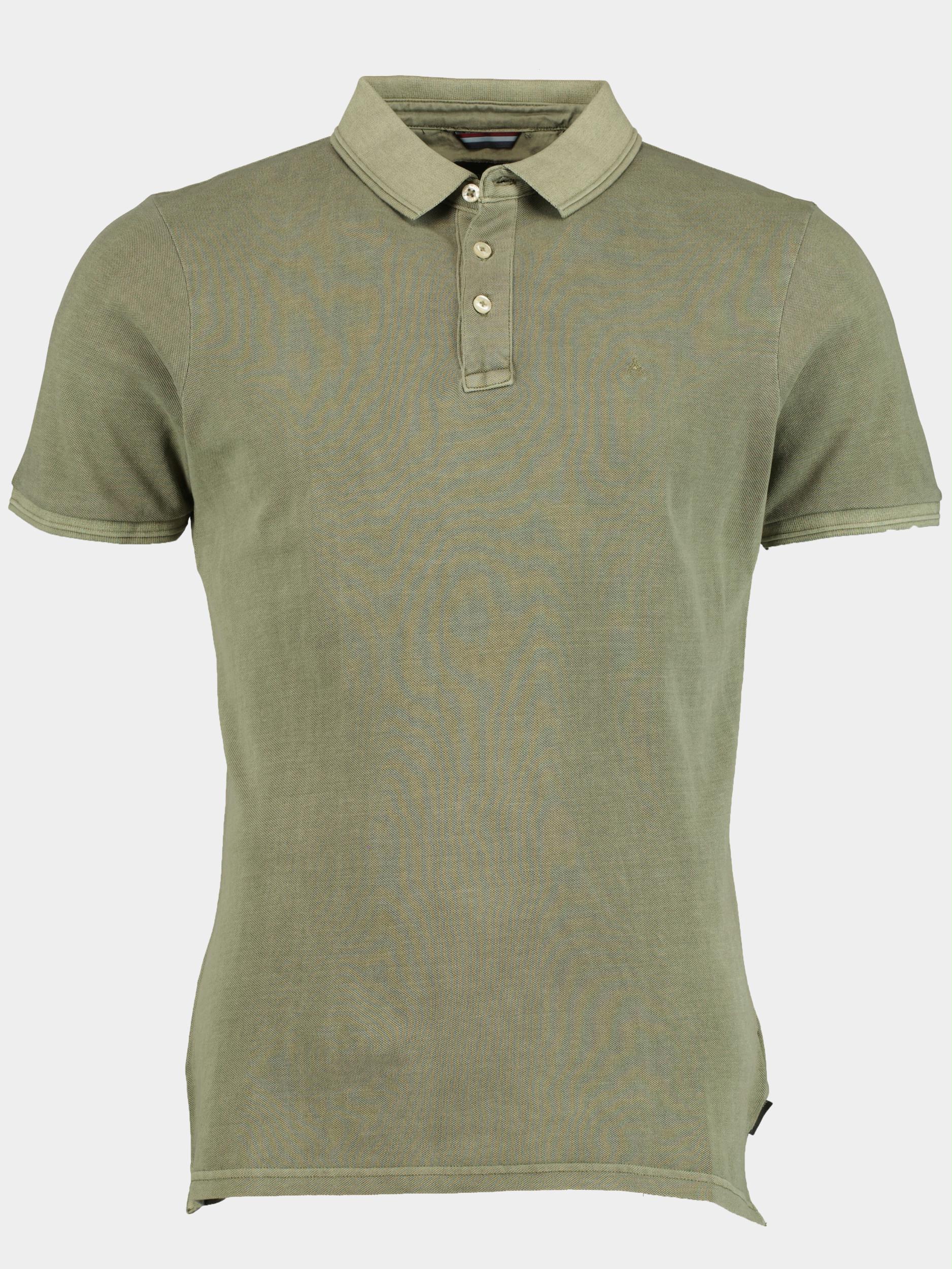 Donders 1860 Polo korte mouw Groen Polo shirt 39032/641