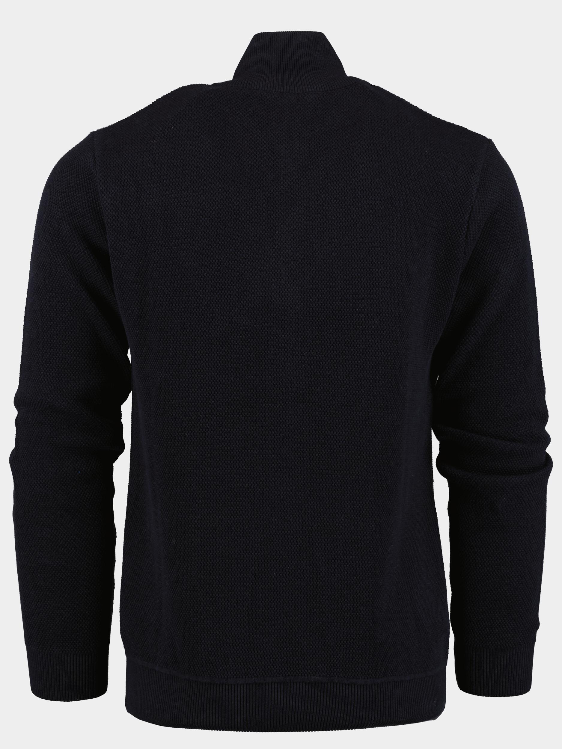 Innocente Vest Blauw met structuur ART-2303/8190 navy
