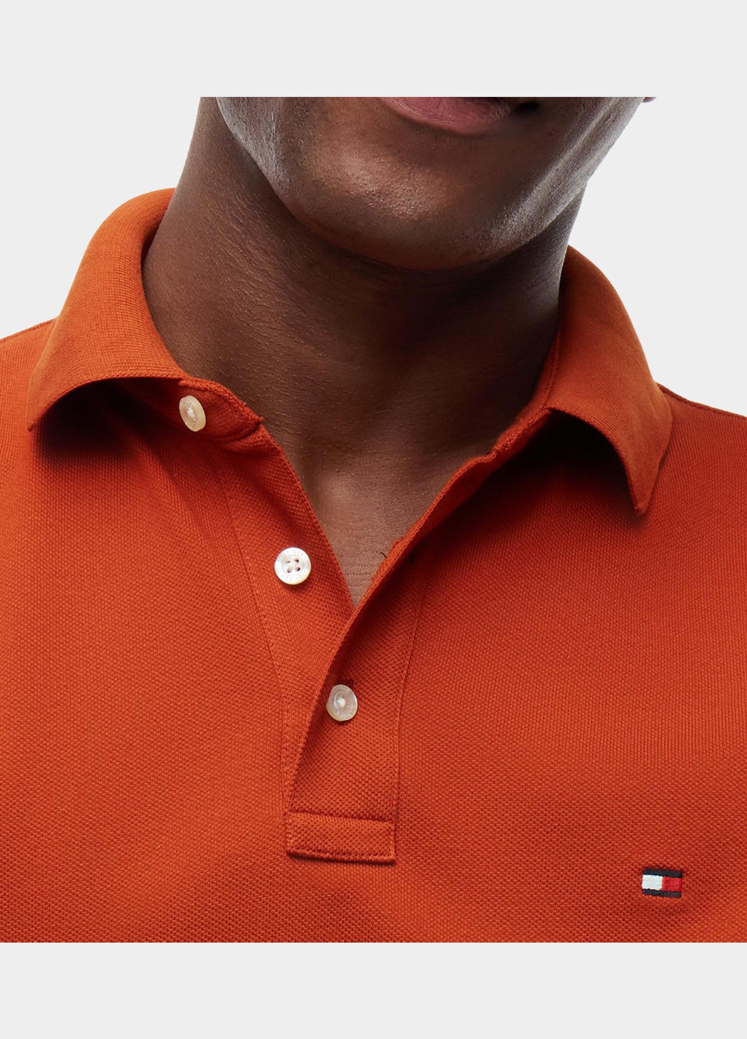 Tommy Hilfiger Polo heren Rood 1985 Slim Polo MW0MW17771/S0F