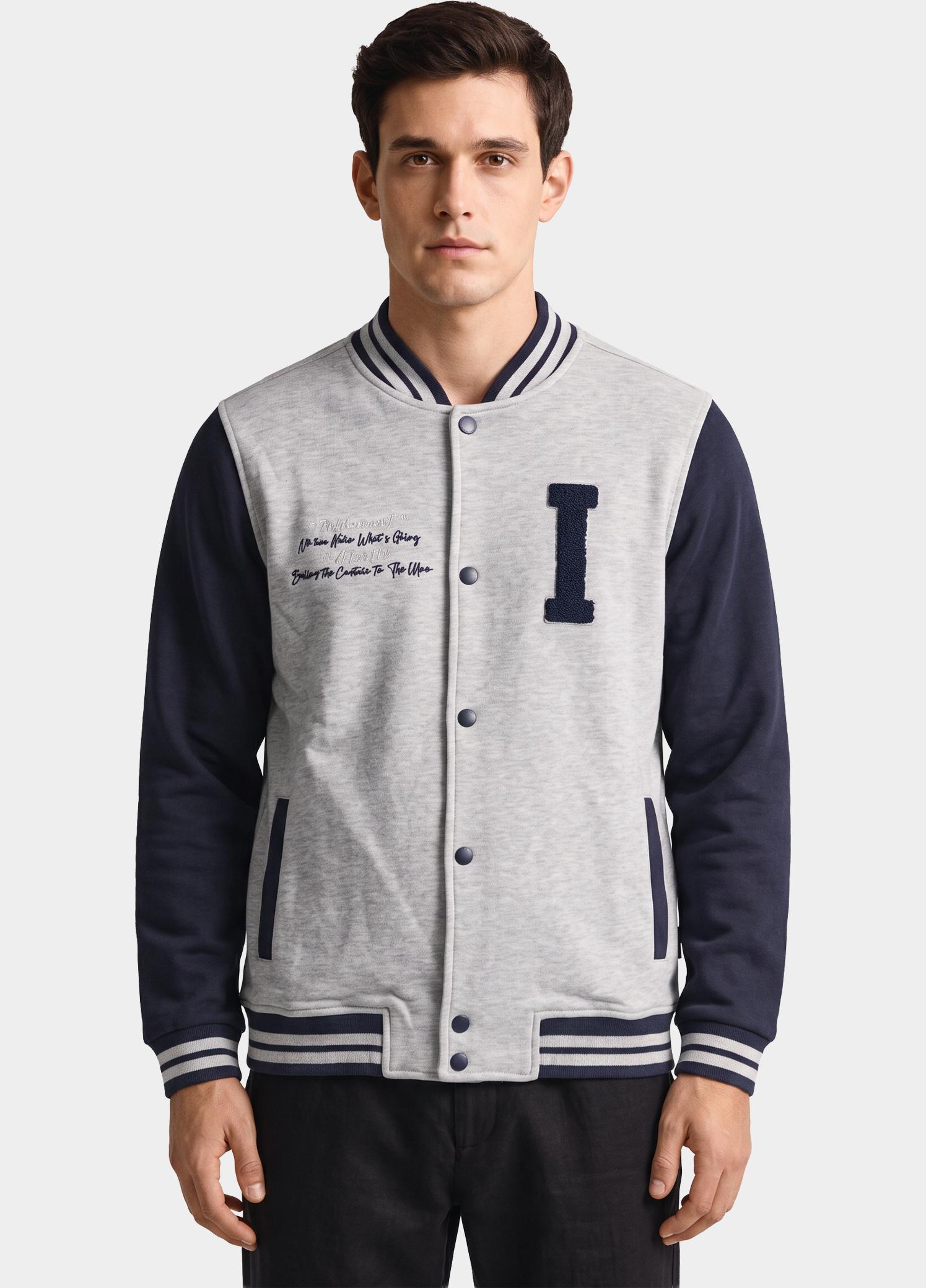 Bos Vest heren Grijs  2092/L. grey