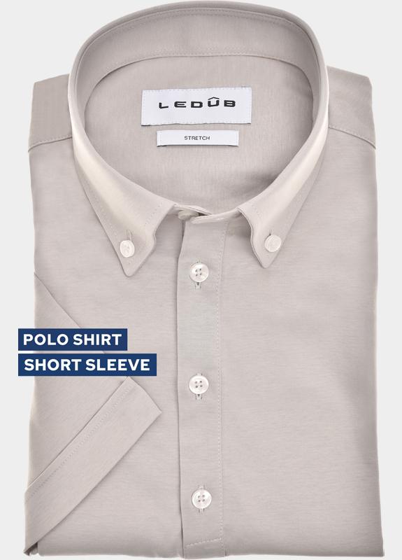 Ledub Polo korte mouw Grijs  0143306/230-000-000