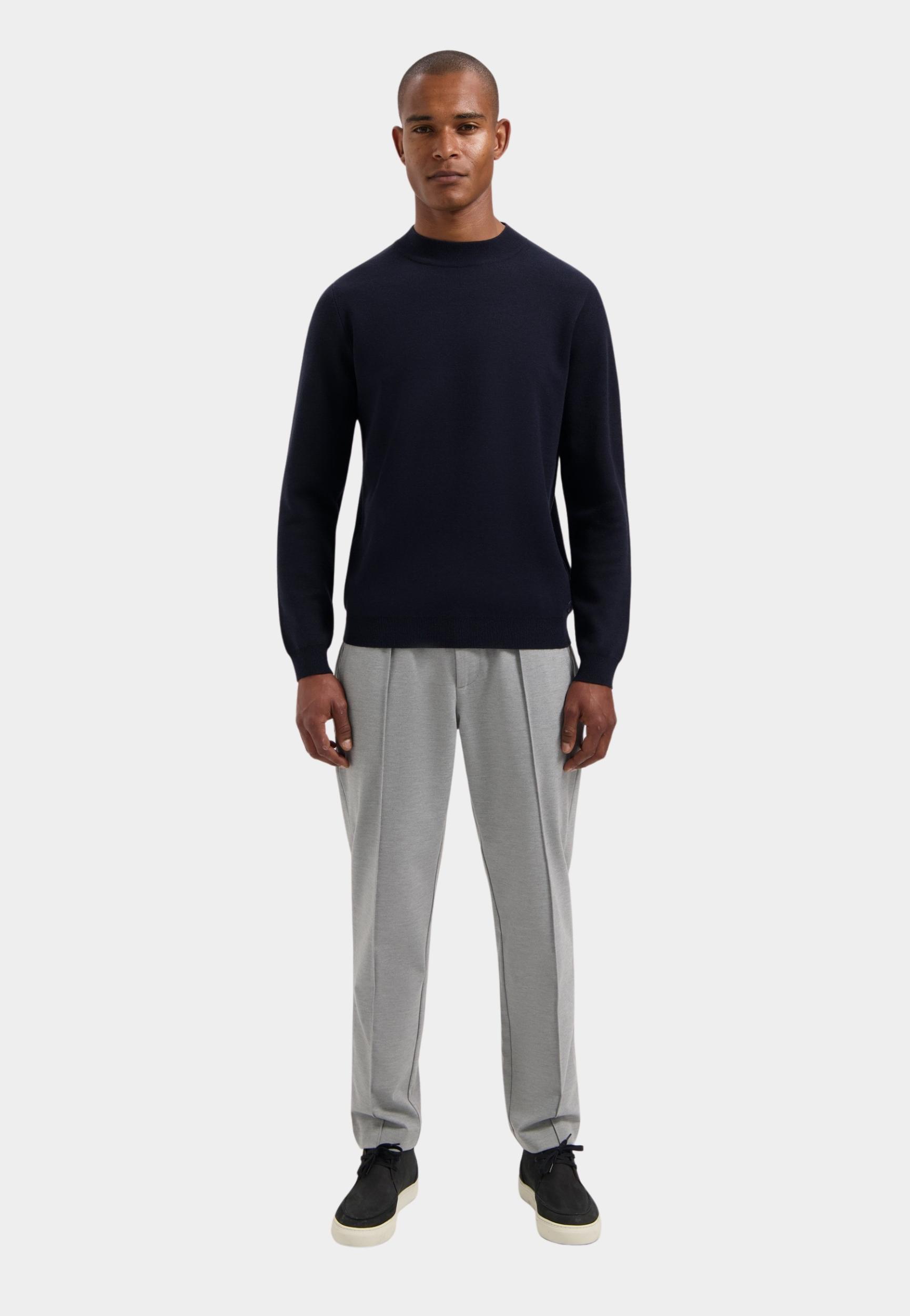 Dstrezzed Pullover Blauw Archer Mocknek 405940/649