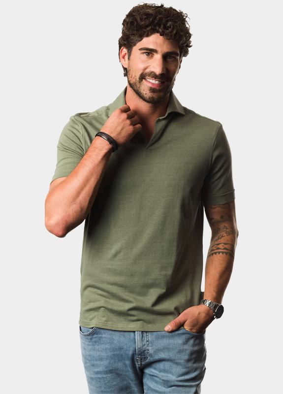 Ledub Polo korte mouw Groen  0143360/550-000-000