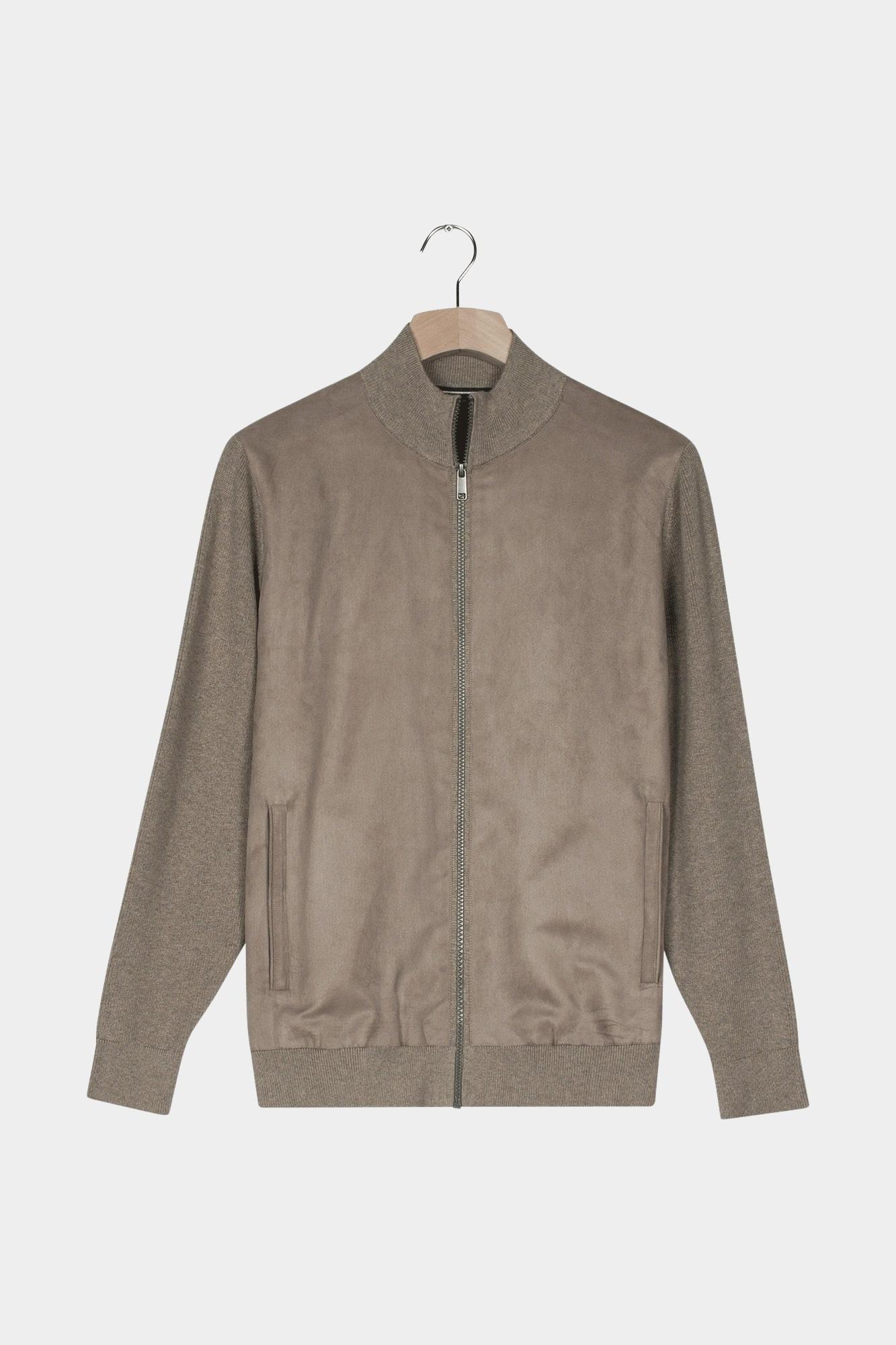 Baileys Vest Bruin Cardigan Zip  Front body sing 522087/865