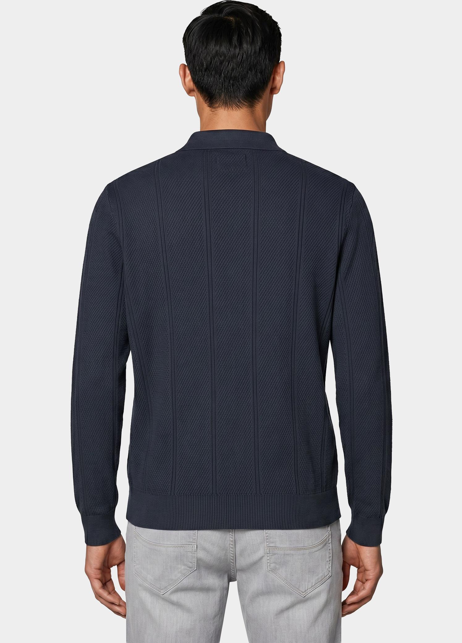 Lerros Polo lange mouwen heren Blauw  2685230/485