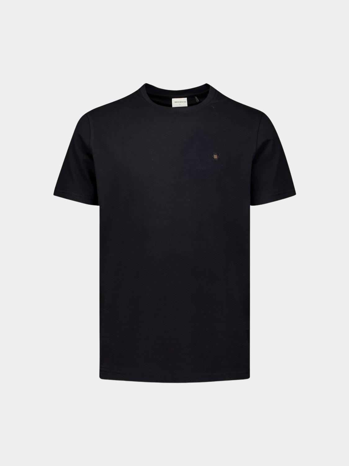 No Excess T-shirt korte mouw Zwart T-Shirt Crewneck Peached 29360775/020