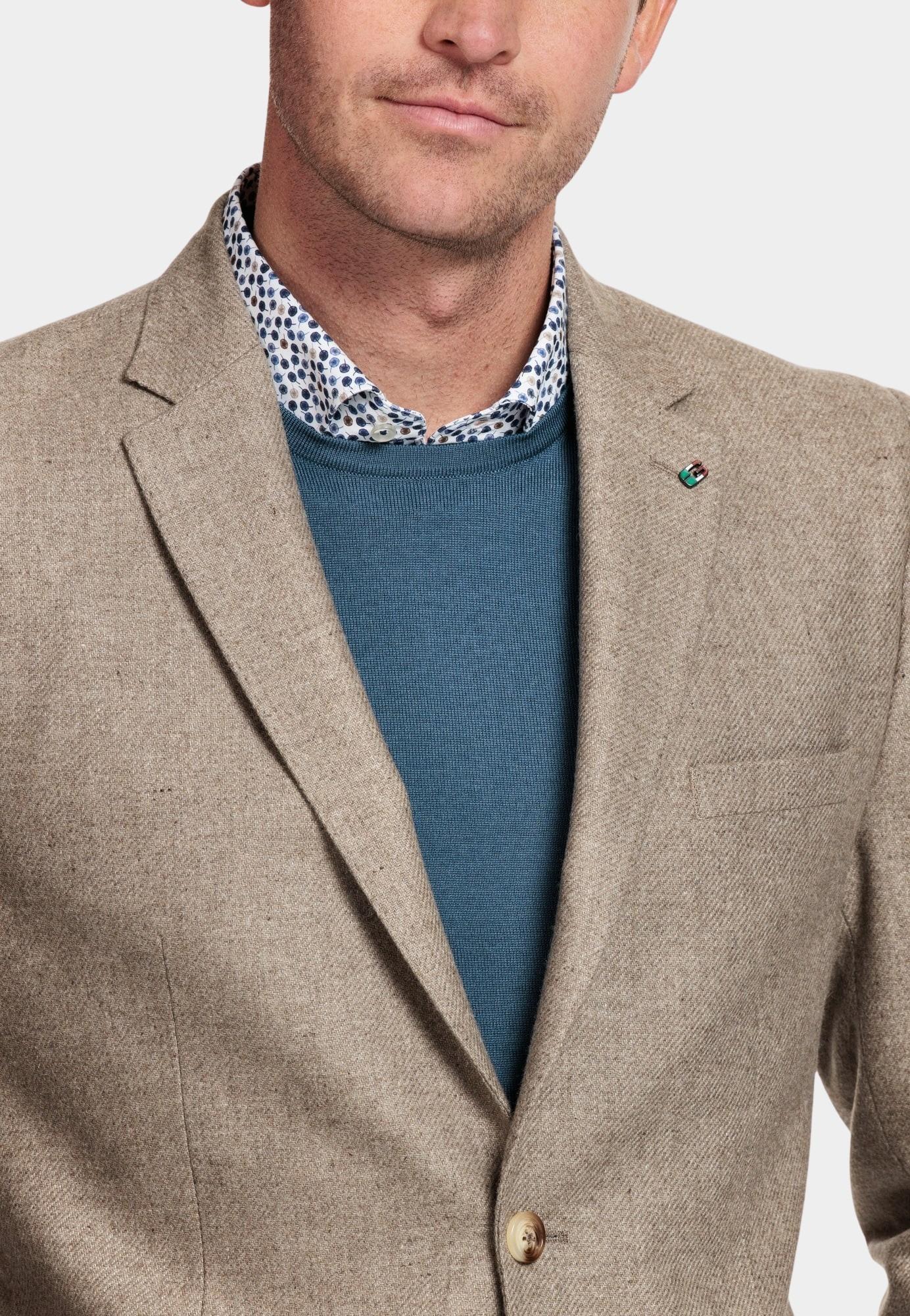 Giordano Blazer Wit Blazer Robert Wool Mix 322610/81