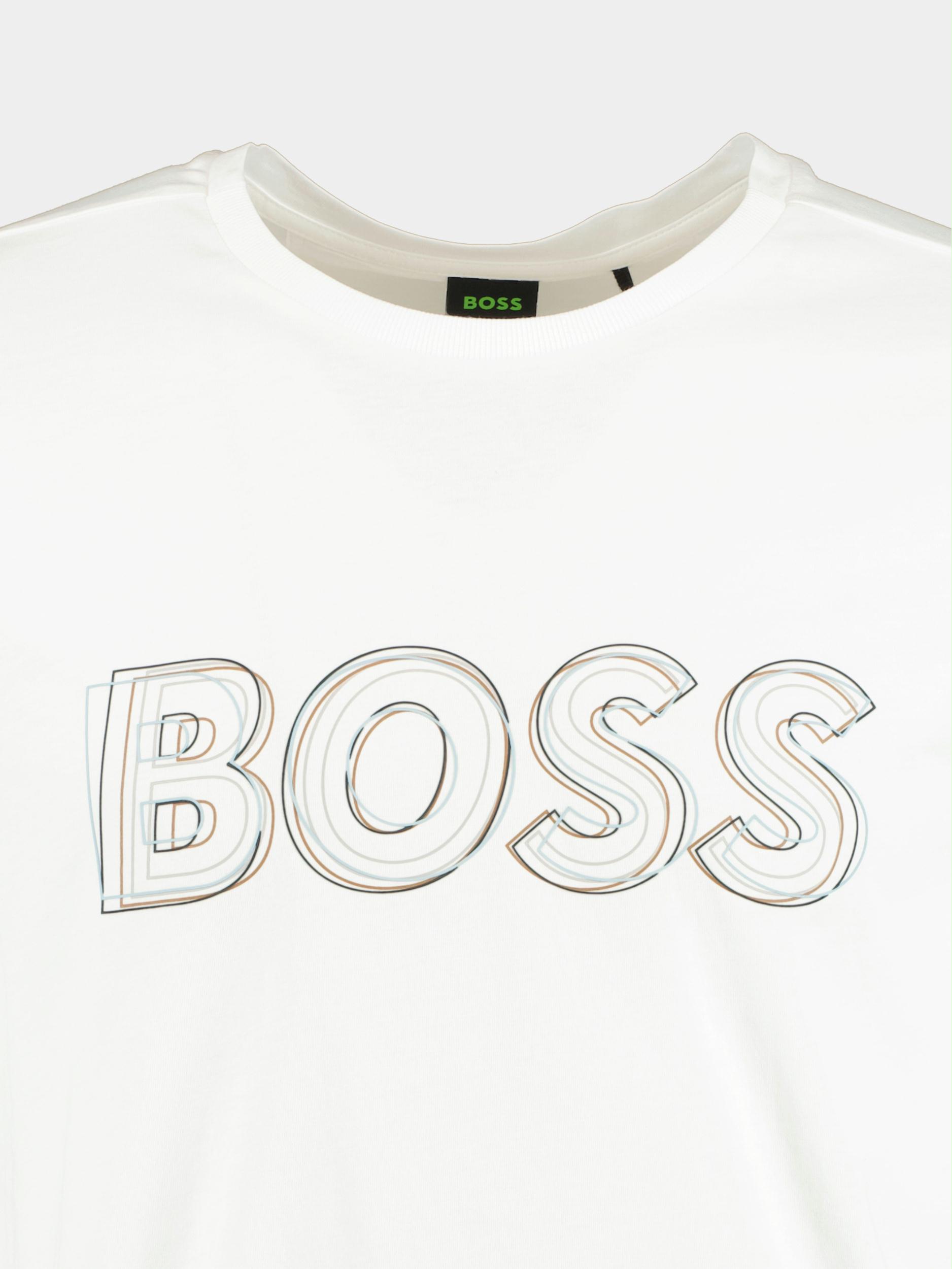 BOSS Green T-shirt korte mouw Wit Tee 1 10231939 01 50472399/100