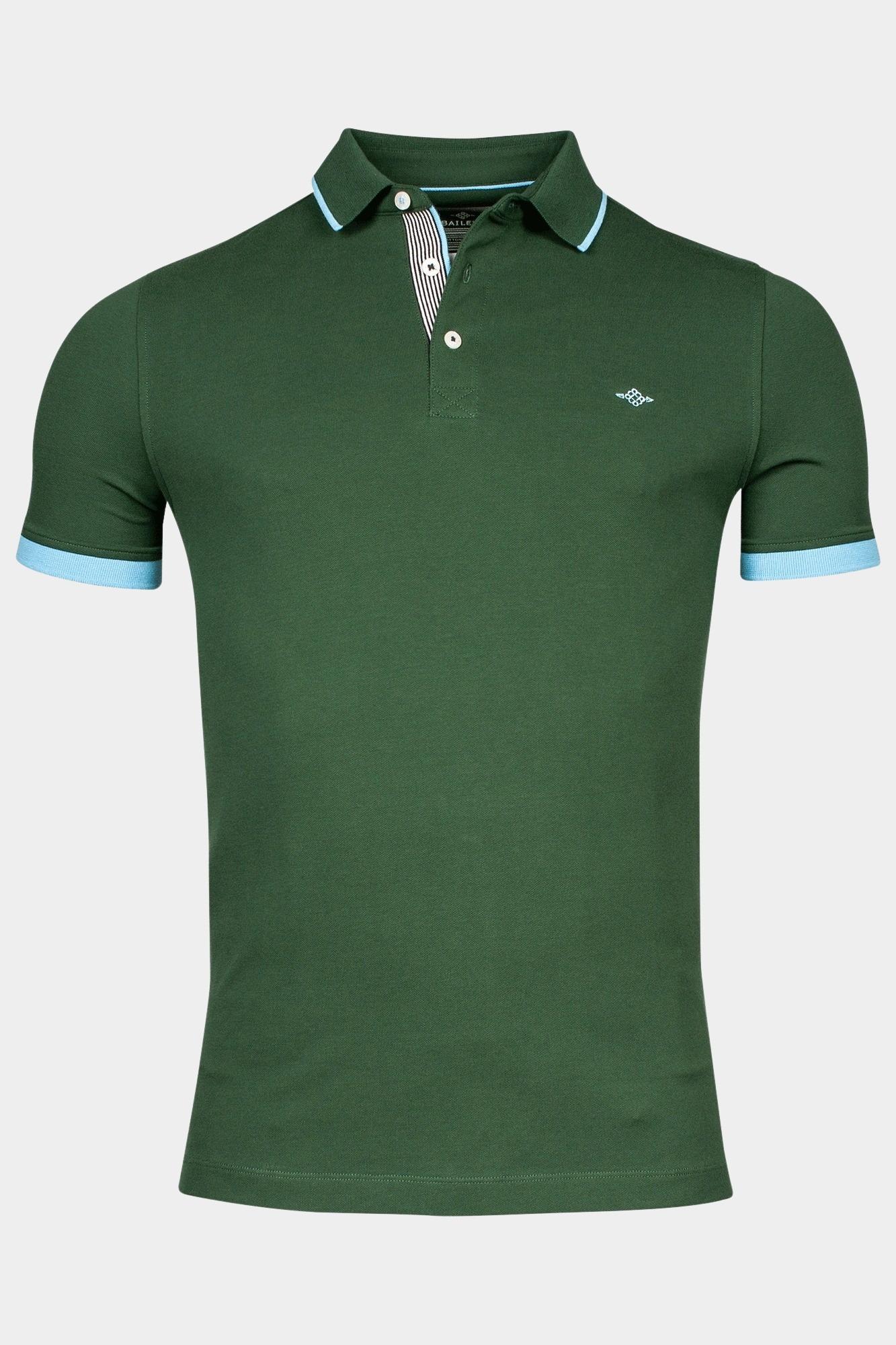 Baileys Polo korte mouw Groen Poloshirt Pique 415284/74