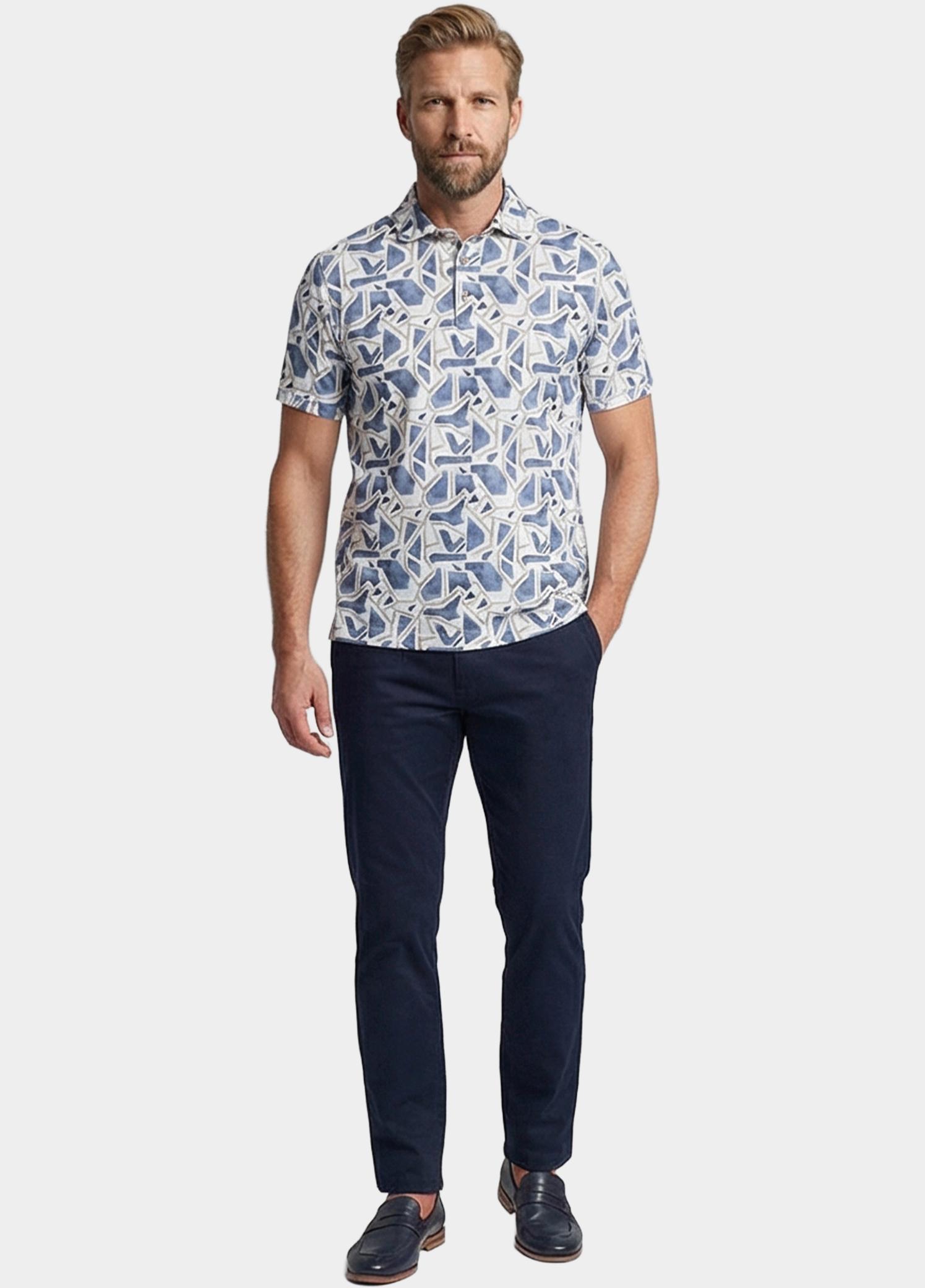 Giordano Polo heren Blauw Formentini Short Sleeve Polo 616556/60