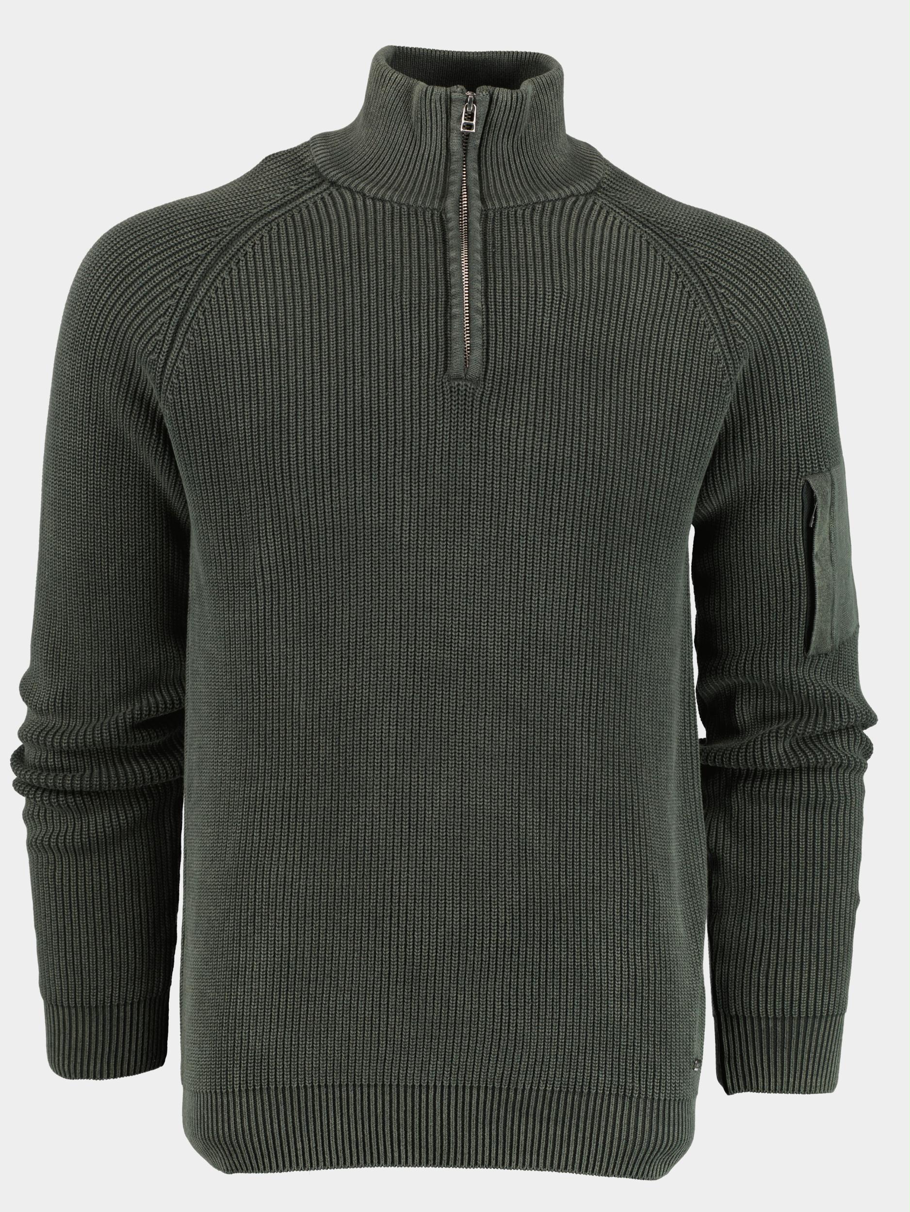 Scotland Blue Pullover Groen Hund Half Zip Pullover Stone 22305HU20SB/357 forest