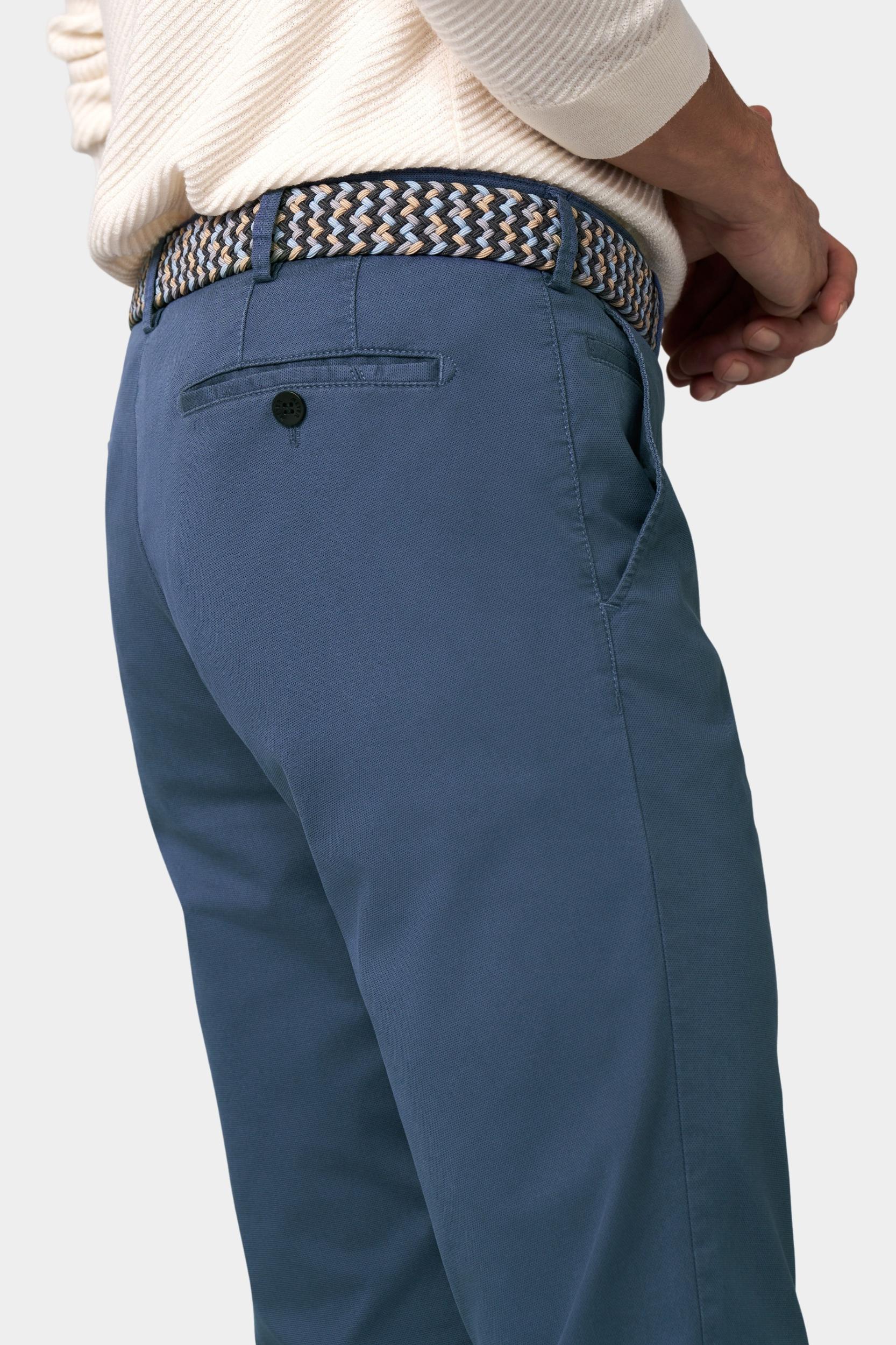 Meyer Katoenen Broek Blauw TOKYO Art.1-5062 2581506200/15