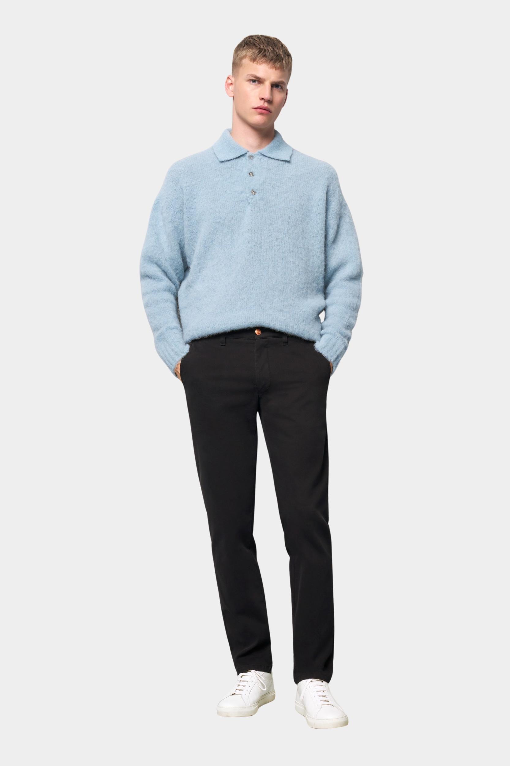 Meyer Katoenen Broek Blauw CHINO Art.2-6187 3642618700/19