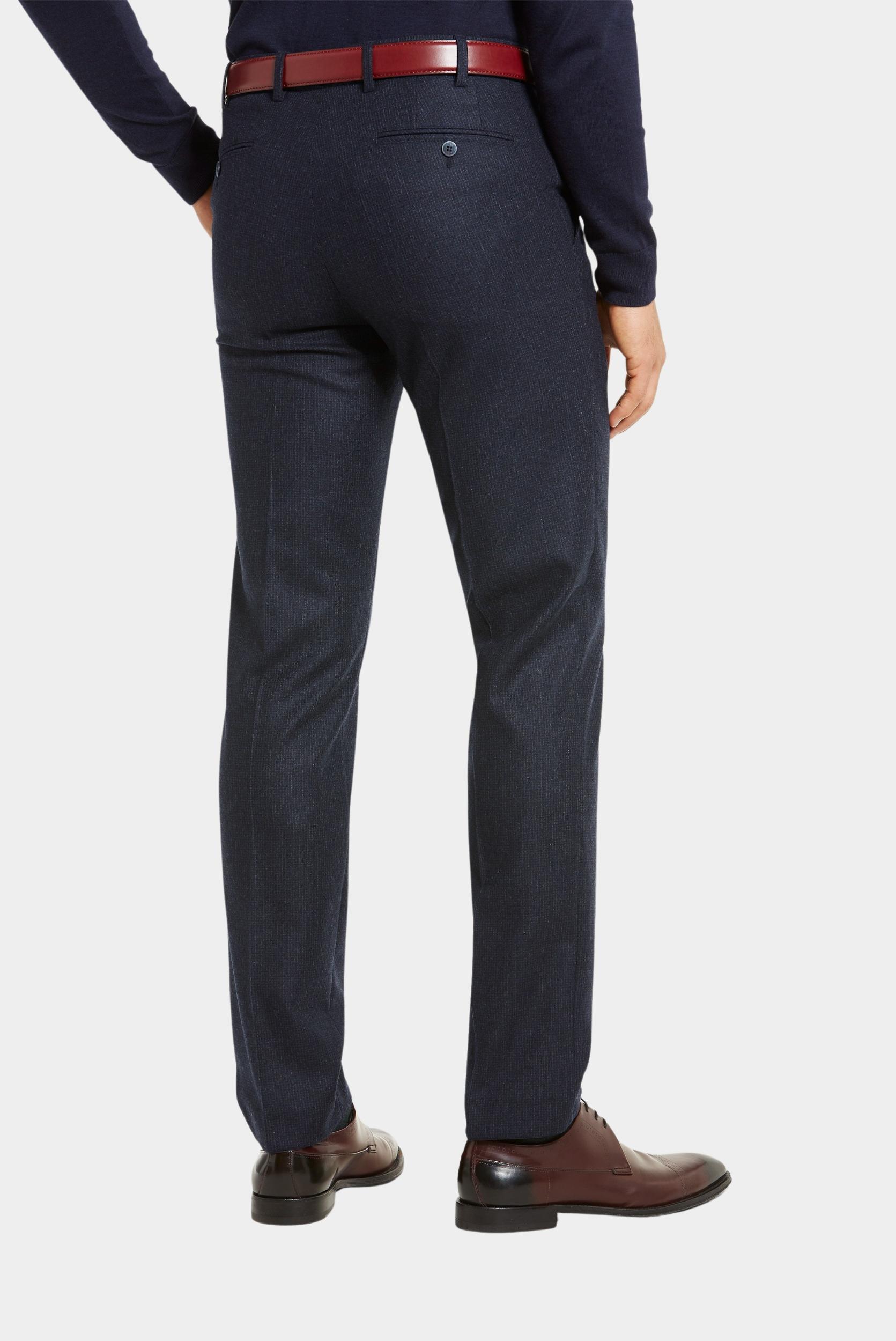 Meyer Wollen Pantalon Blauw BONN Art.2-2618 1022261800/19